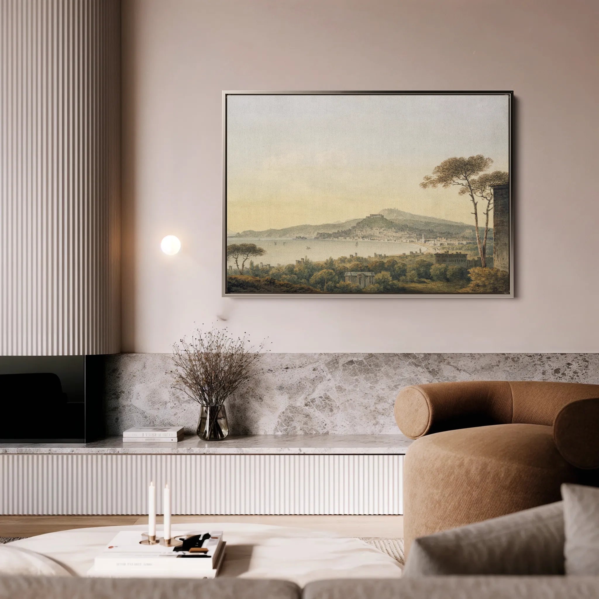 Landscape 104 Canvas Art 60 x 40 cm / Black
