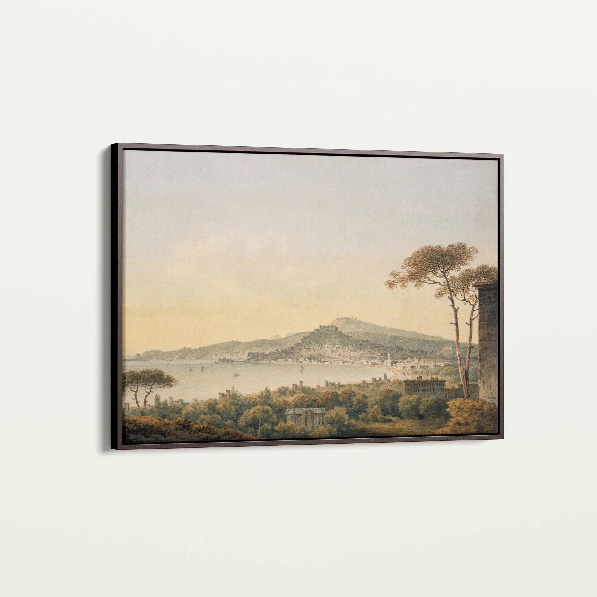 Landscape 104 Canvas Art 60 x 40 cm / Black