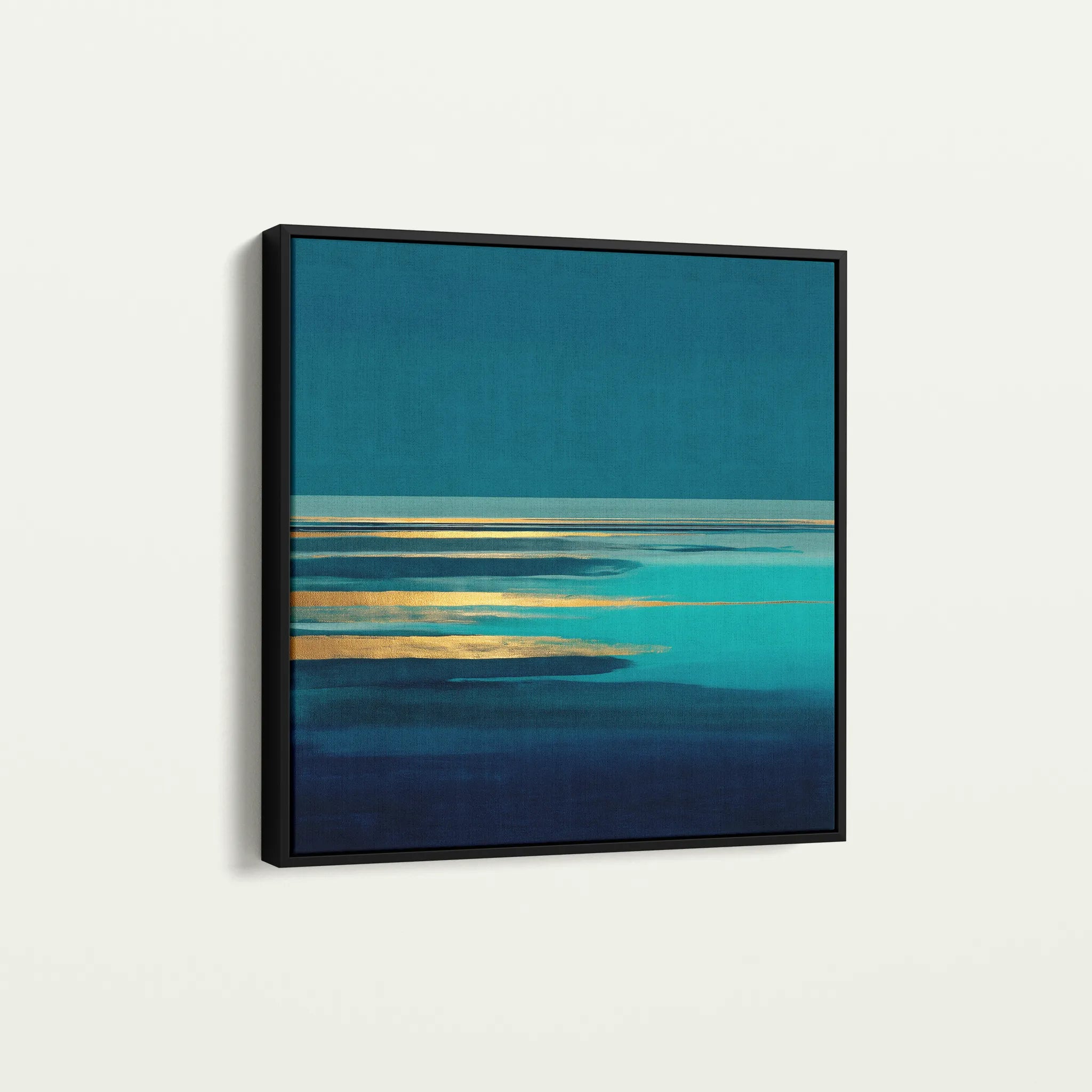 Abstract 1040 Canvas Art 60 x 60 cm / Black