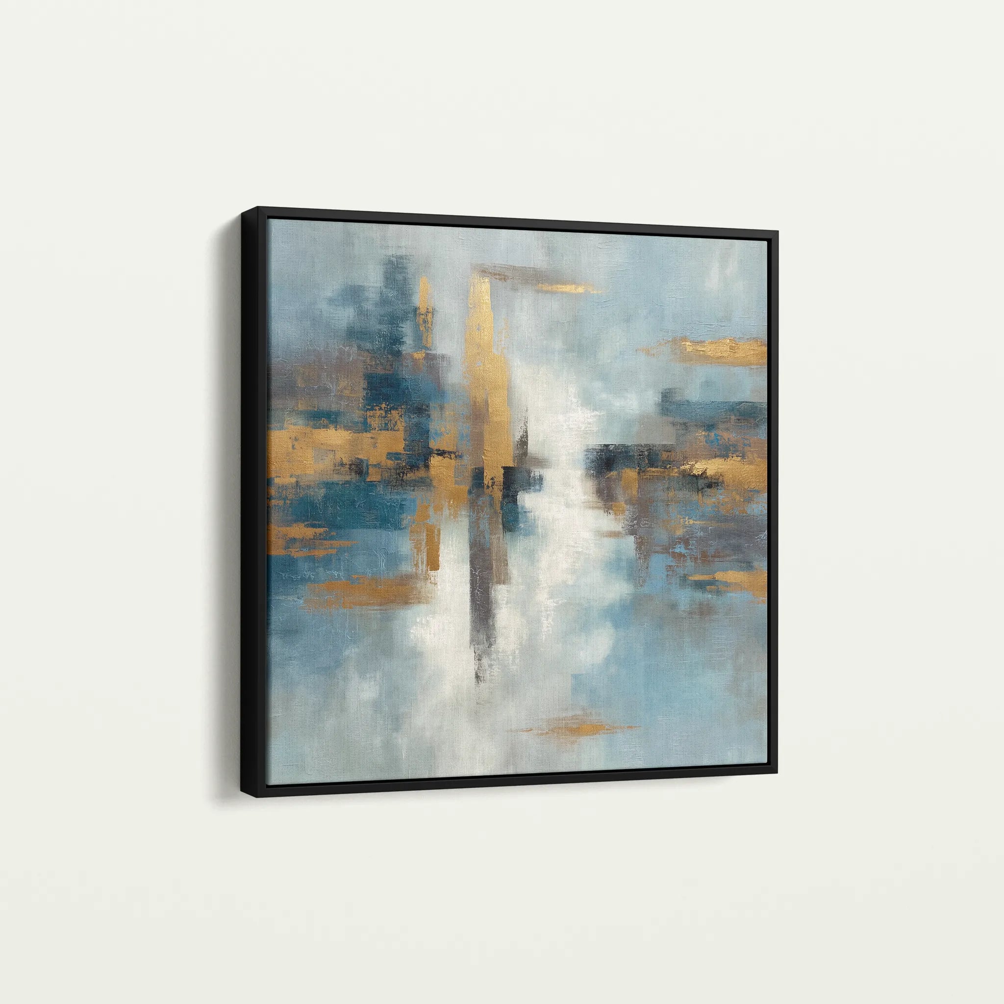 Abstract 1048 Canvas Art 60 x 60 cm / Black