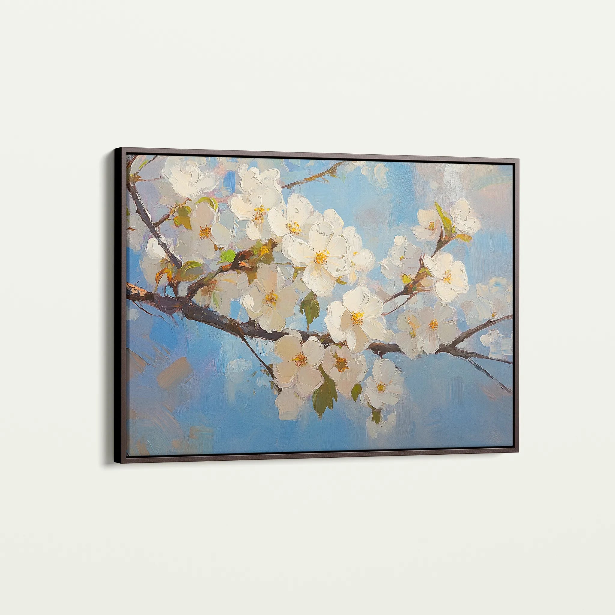 Floral 1049 Canvas Art 60 x 40 cm / Black