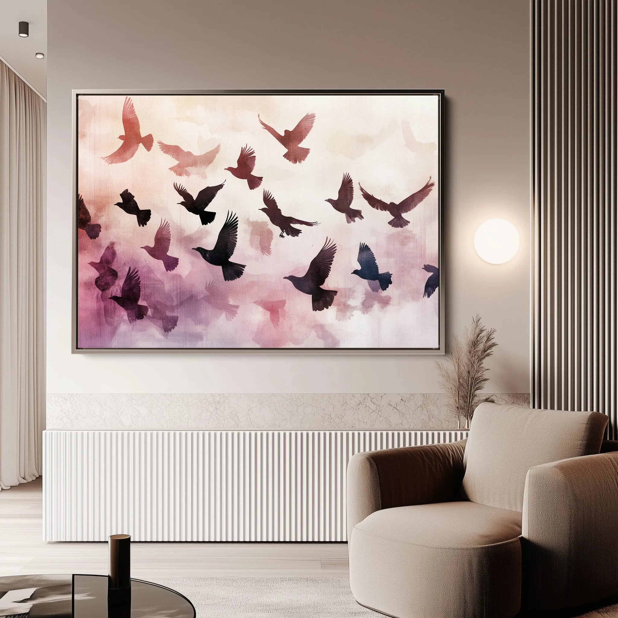 Animals 105 Canvas Art 60 x 40 cm / Black