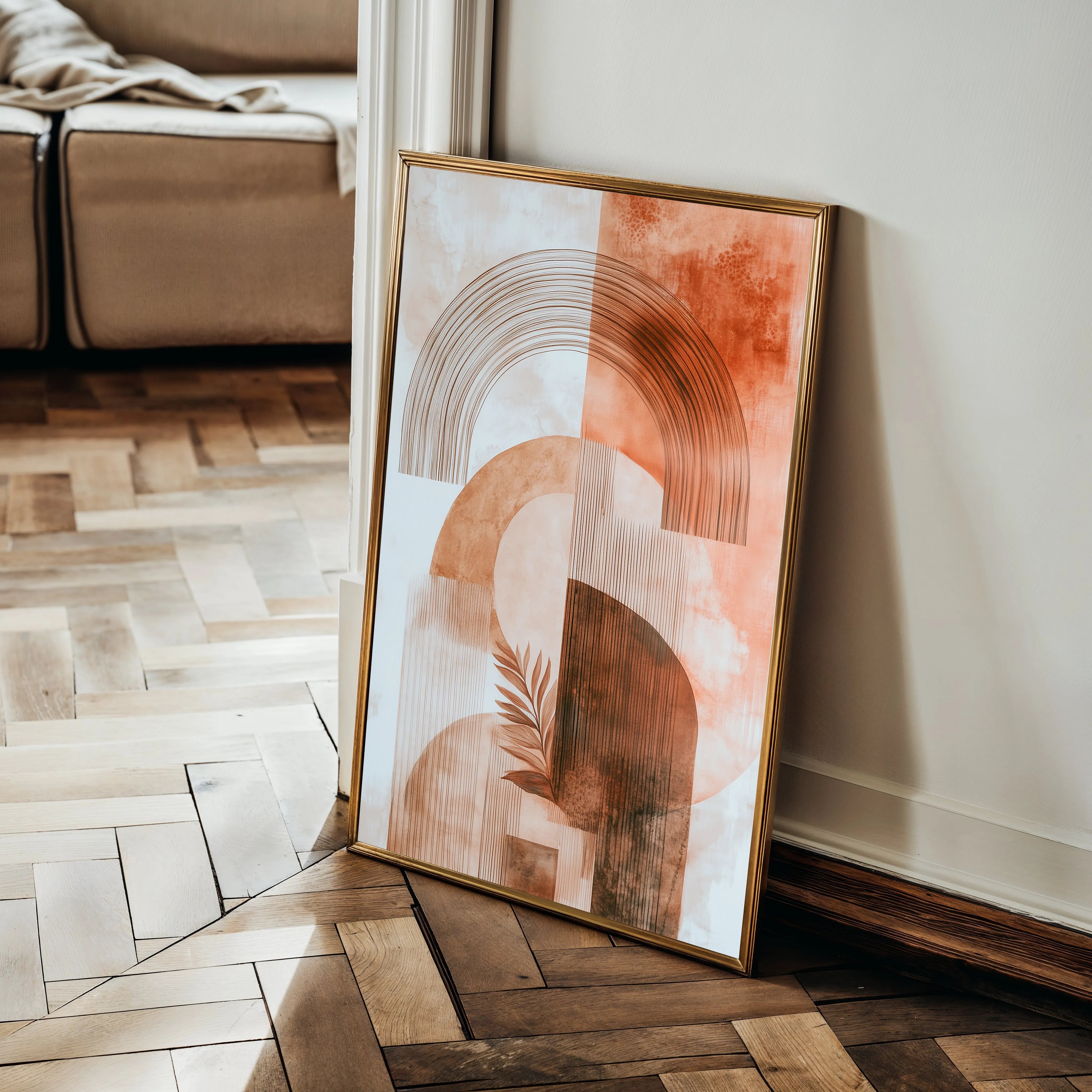 Boho 105 Canvas Art 60 x 40 cm / Black