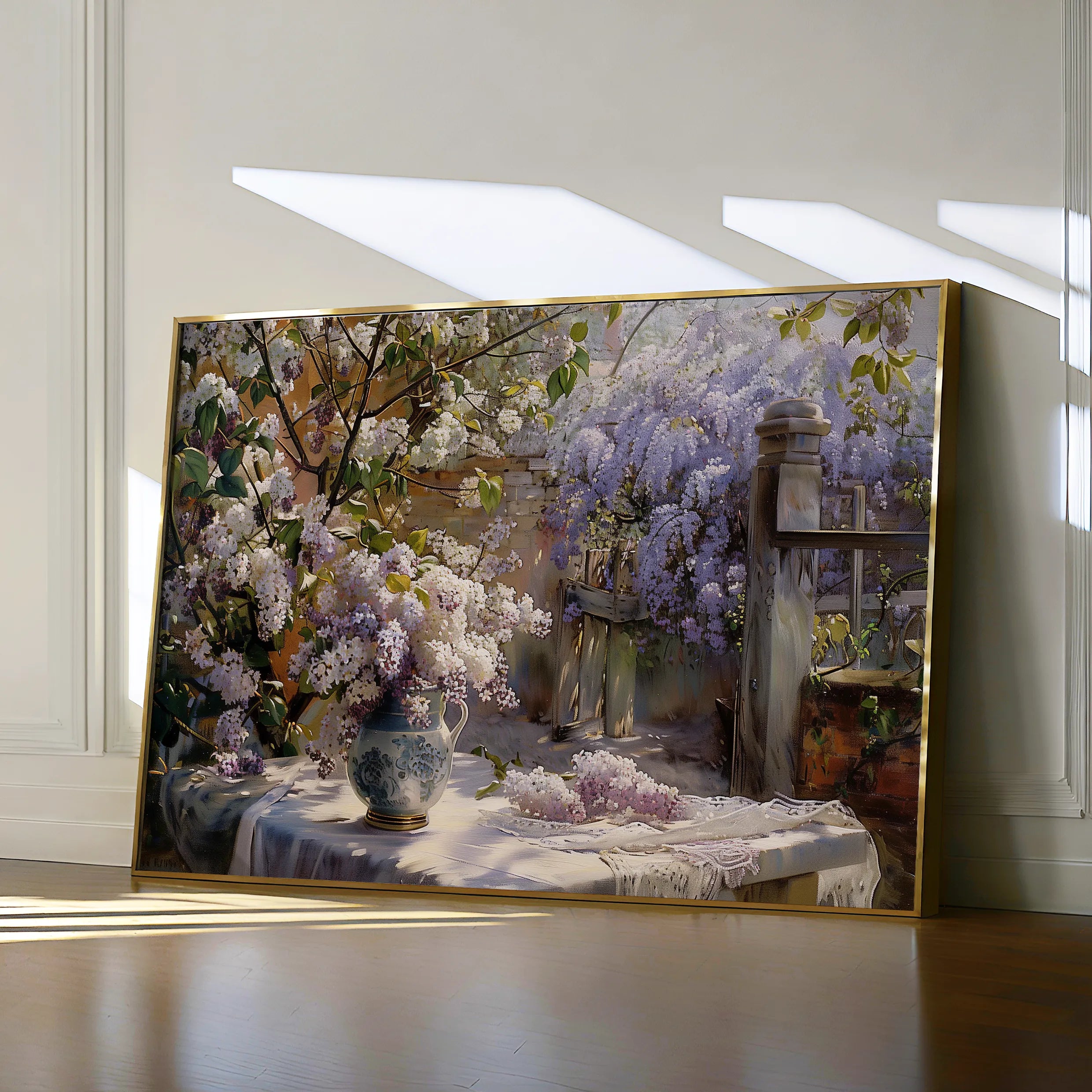 Floral 105 Canvas Art 60 x 40 cm / Black