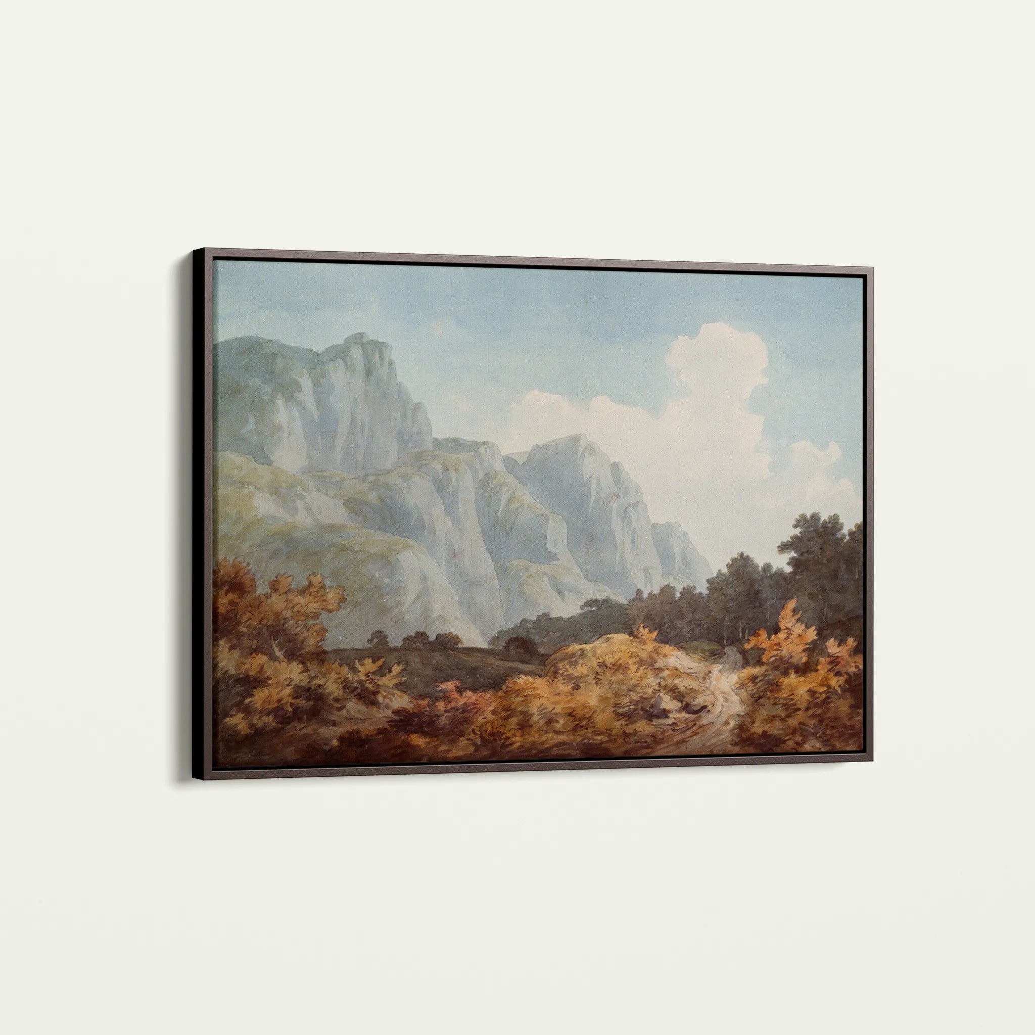 Landscape 105 Canvas Art 60 x 40 cm / Black