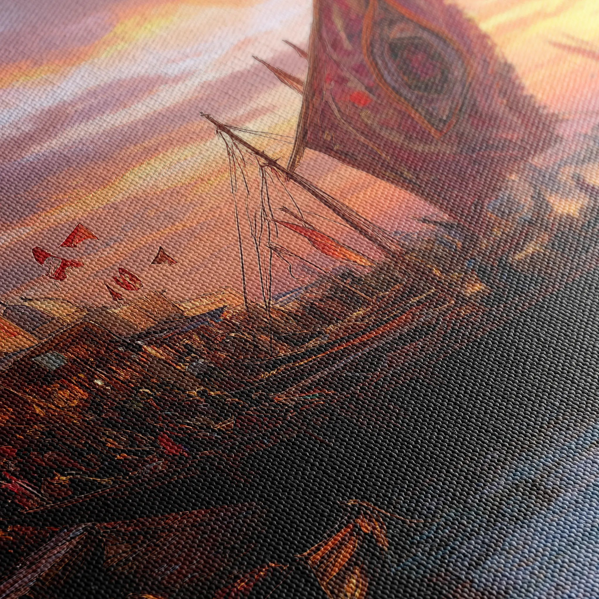 Orientalist 105 Canvas Art 60 x 40 cm / Black