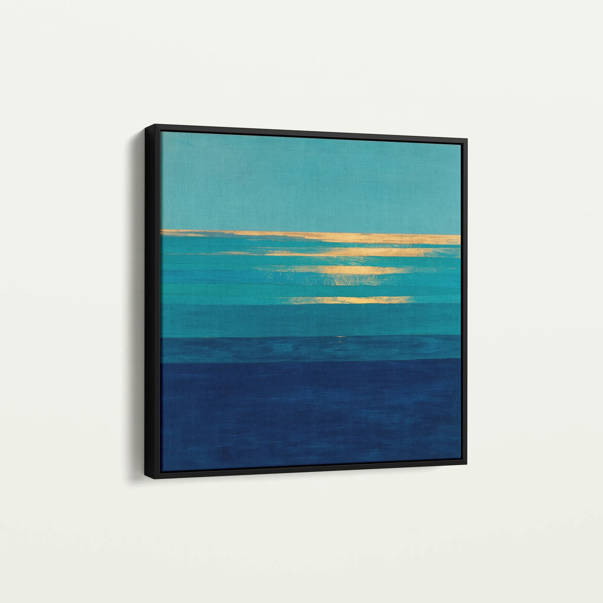 Abstract 1051 Canvas Art 60 x 60 cm / Black
