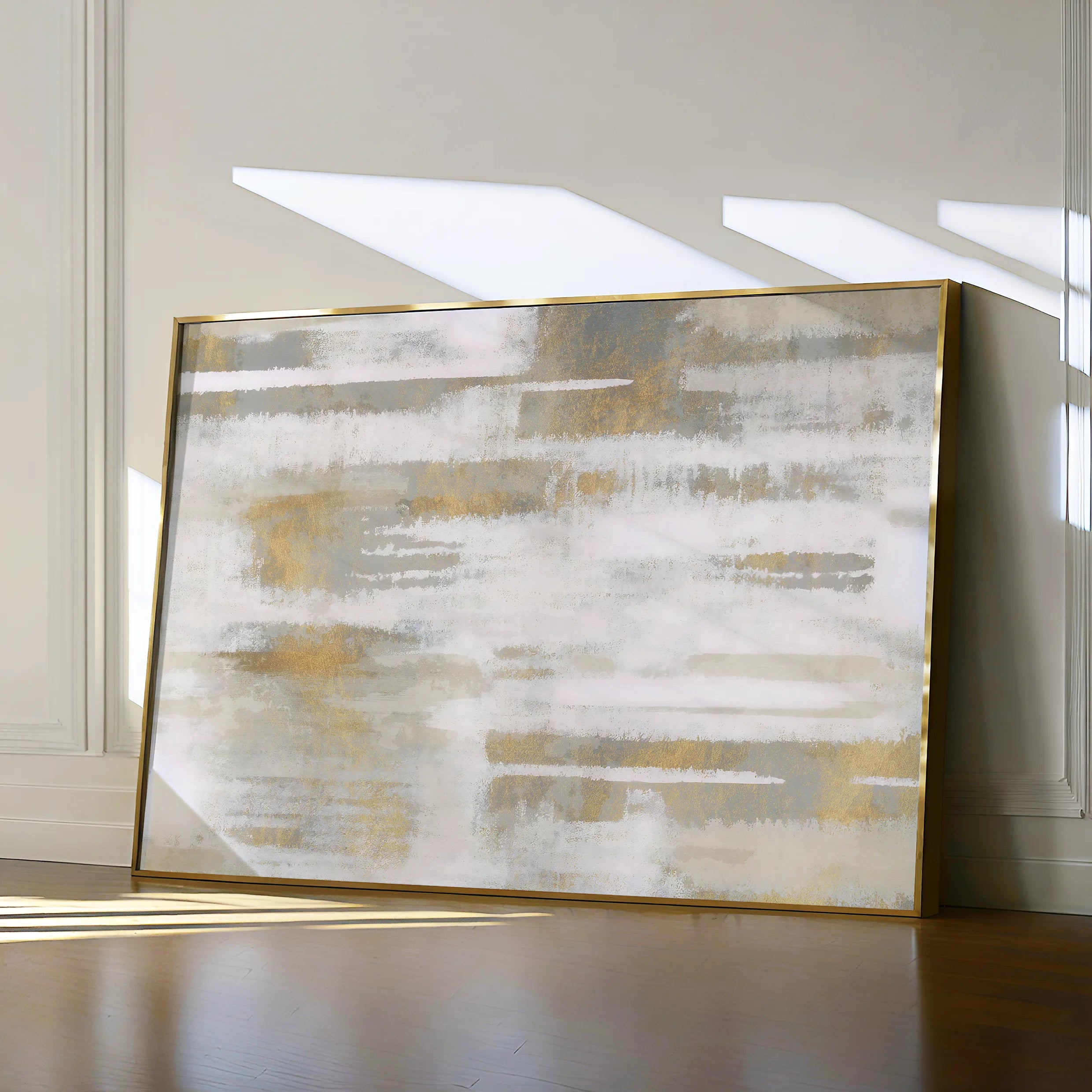 Abstract 106 Canvas Art 60 x 40 cm / Black