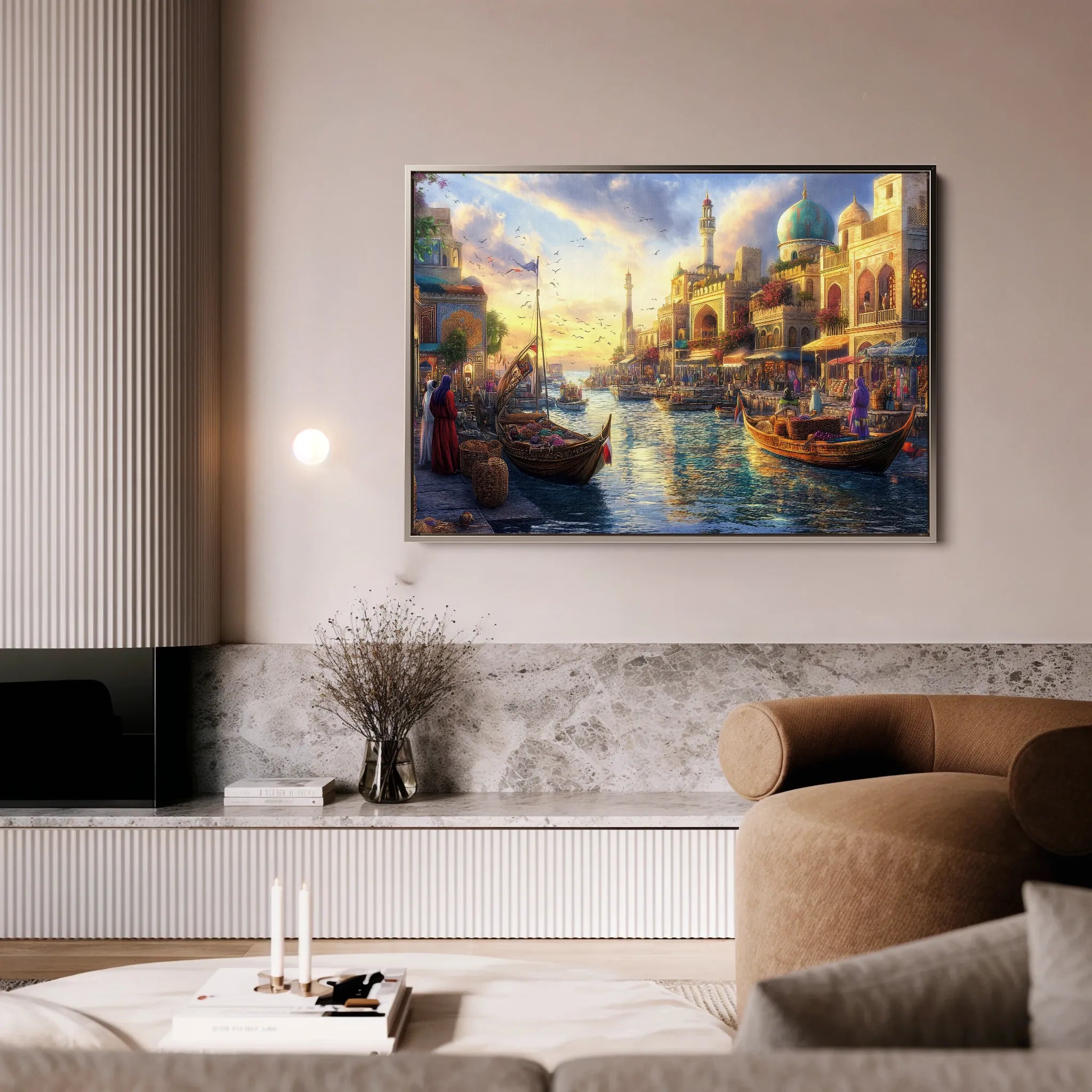 Orientalist 106 Canvas Art 60 x 40 cm / Black