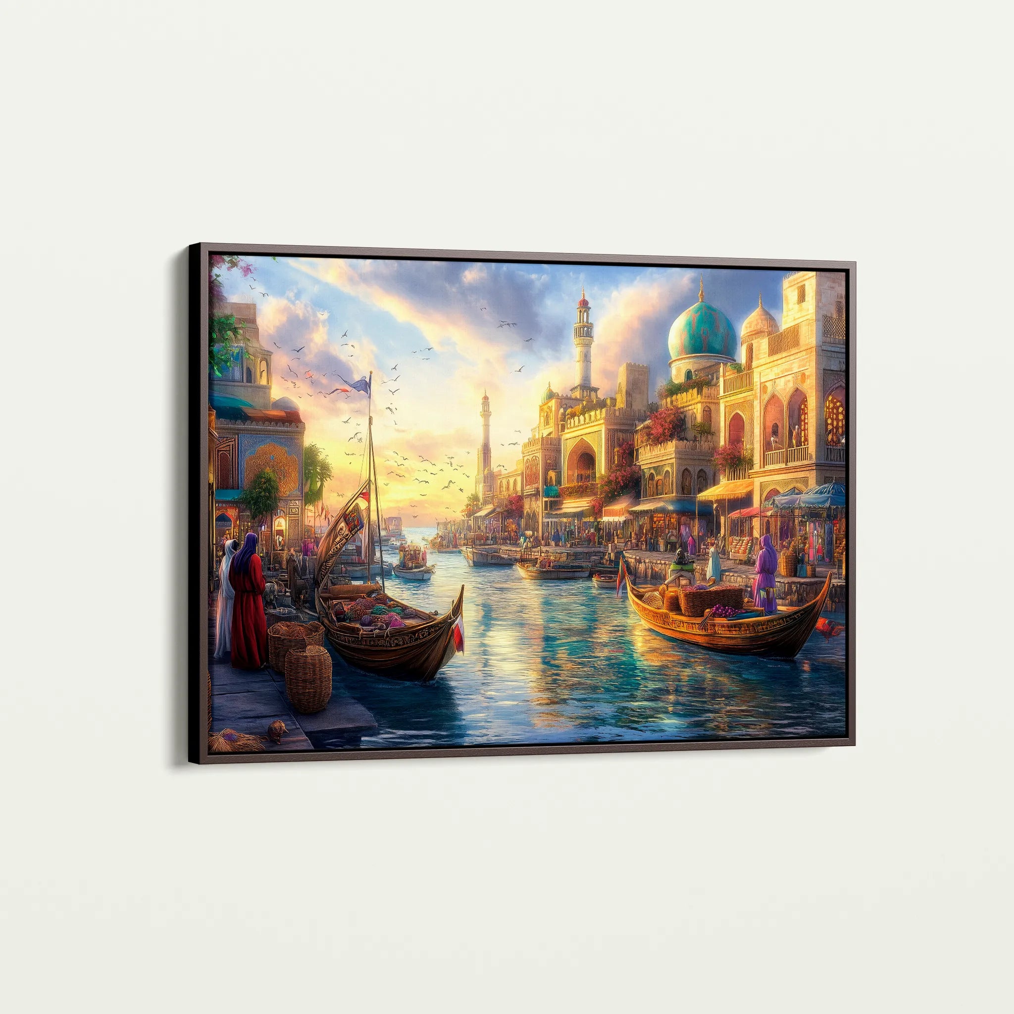 Orientalist 106 Canvas Art 60 x 40 cm / Black