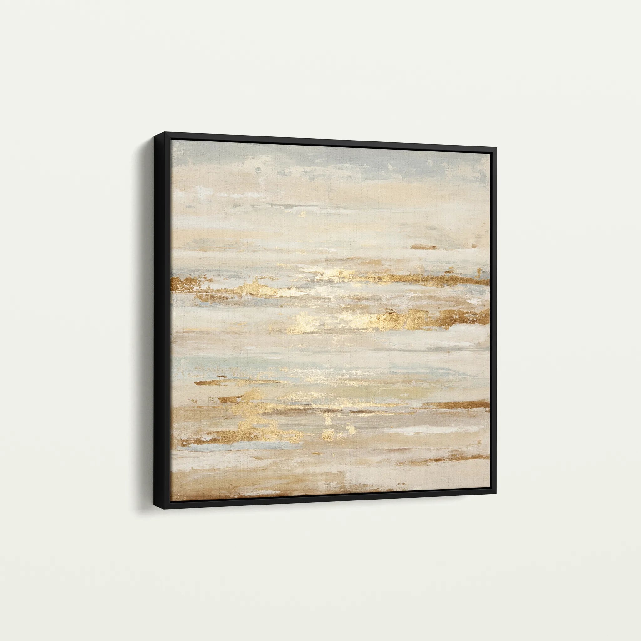 Abstract 1062 Canvas Art 60 x 60 cm / Black