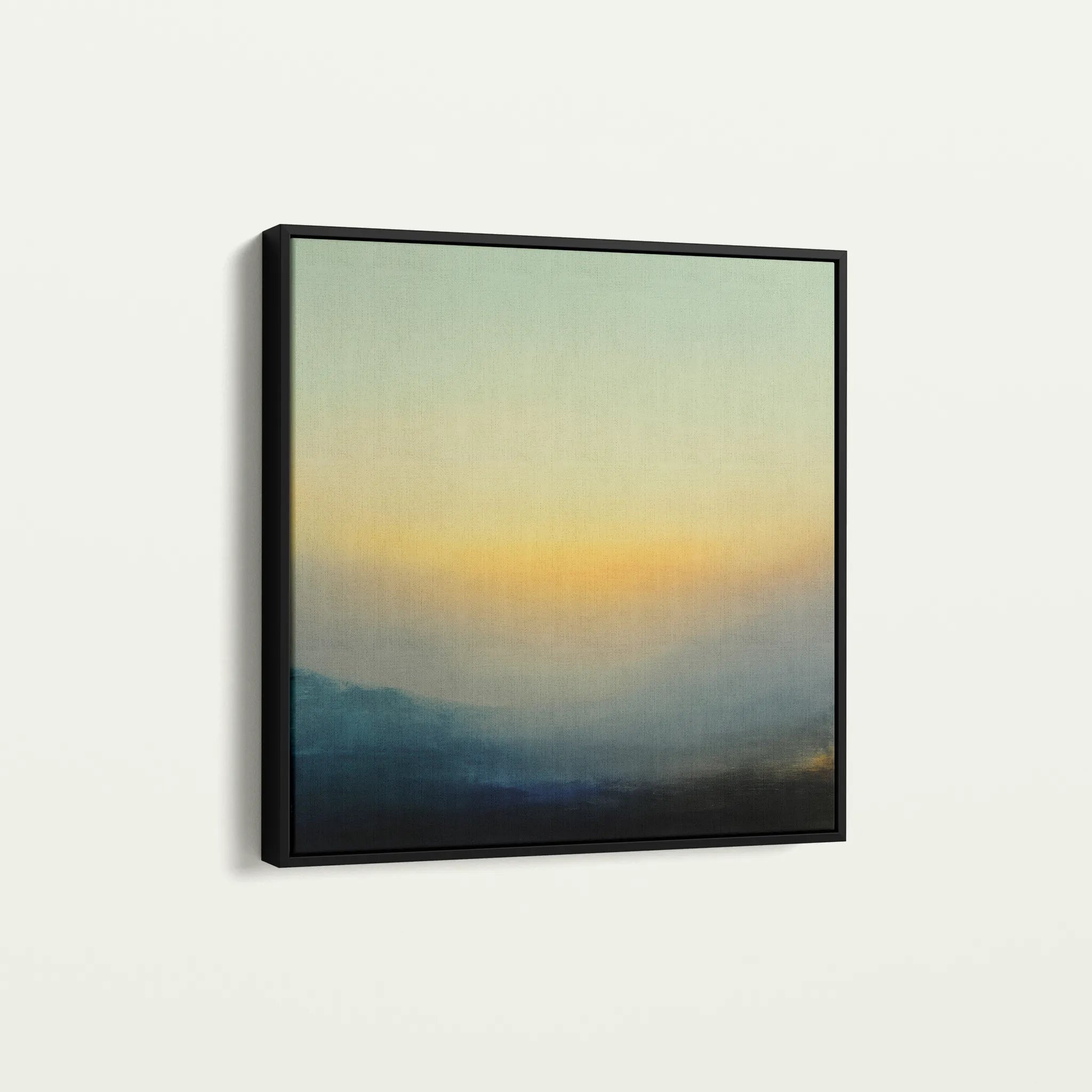 Abstract 1063 Canvas Art 60 x 60 cm / Black