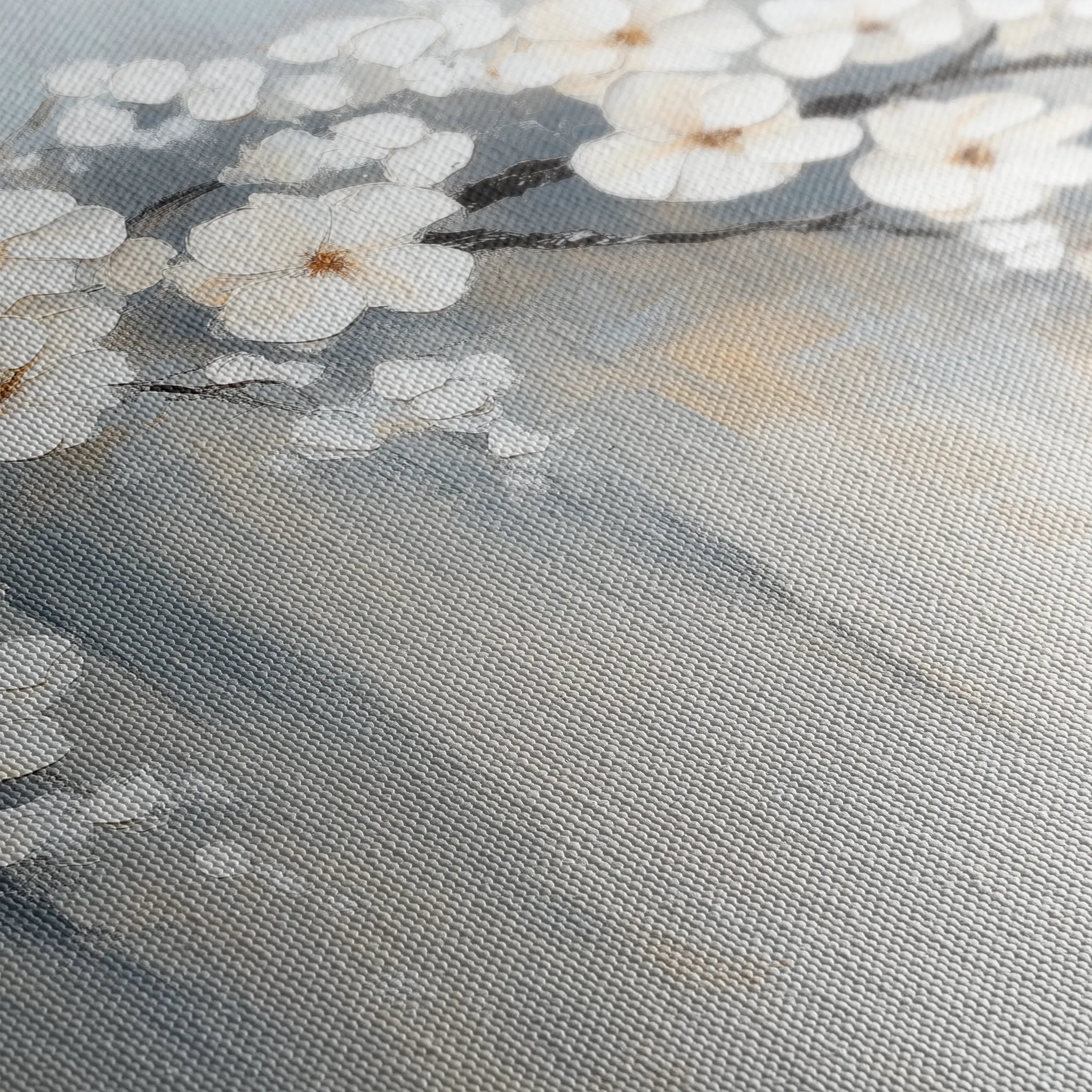 Floral 1067 Canvas Art 60 x 40 cm / Black