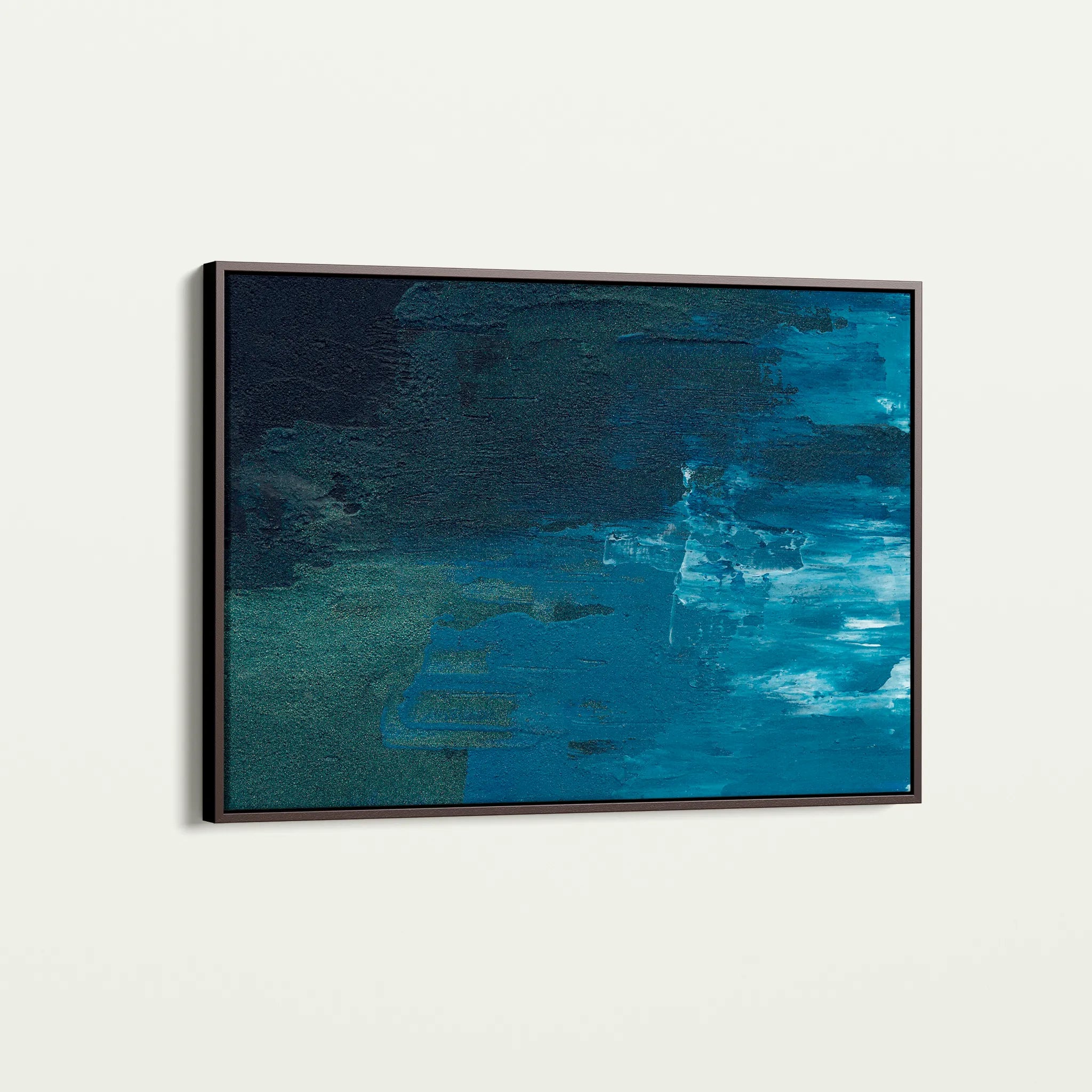 Abstract 107 Canvas Art 60 x 40 cm / Black