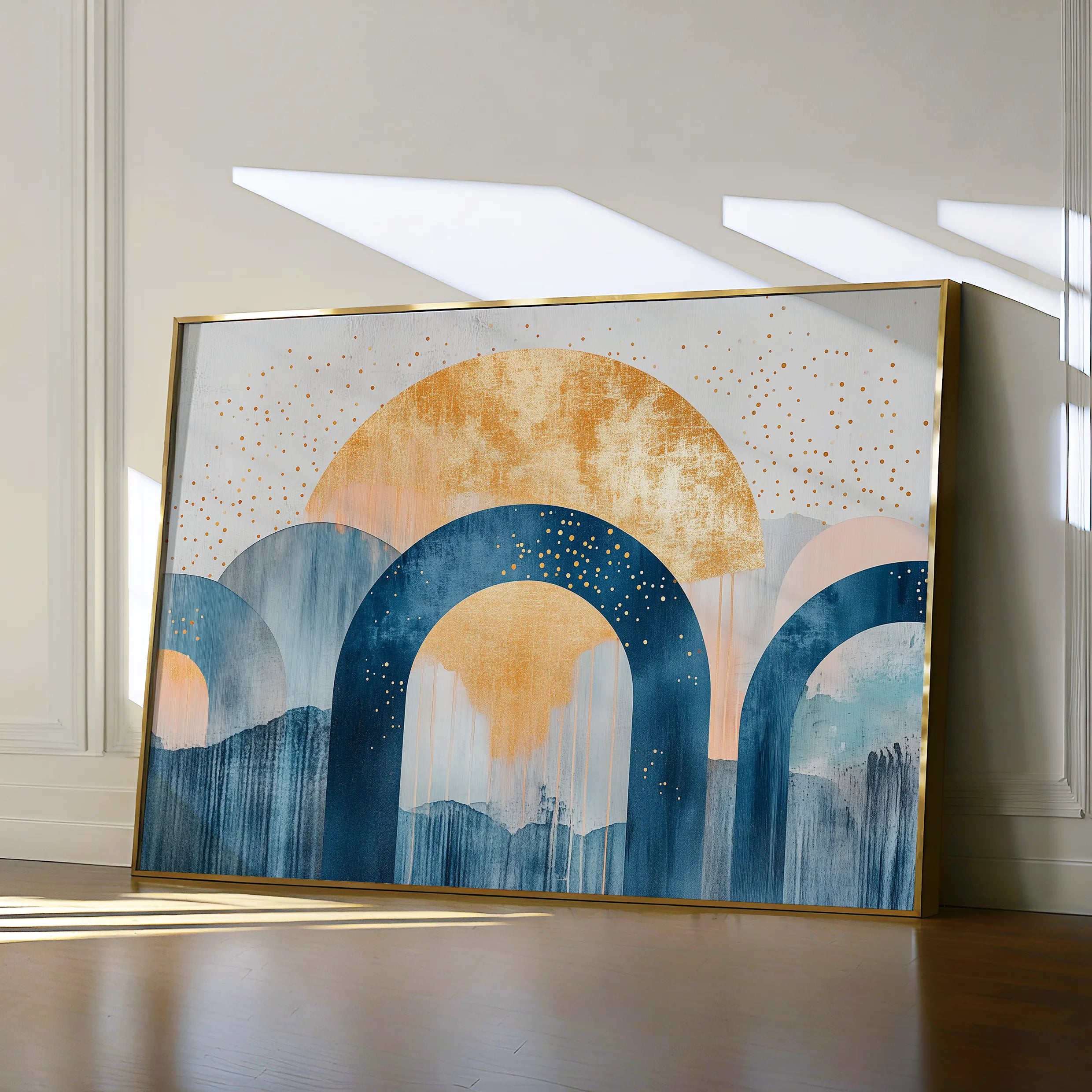 Boho 108 Canvas Art 60 x 40 cm / Black