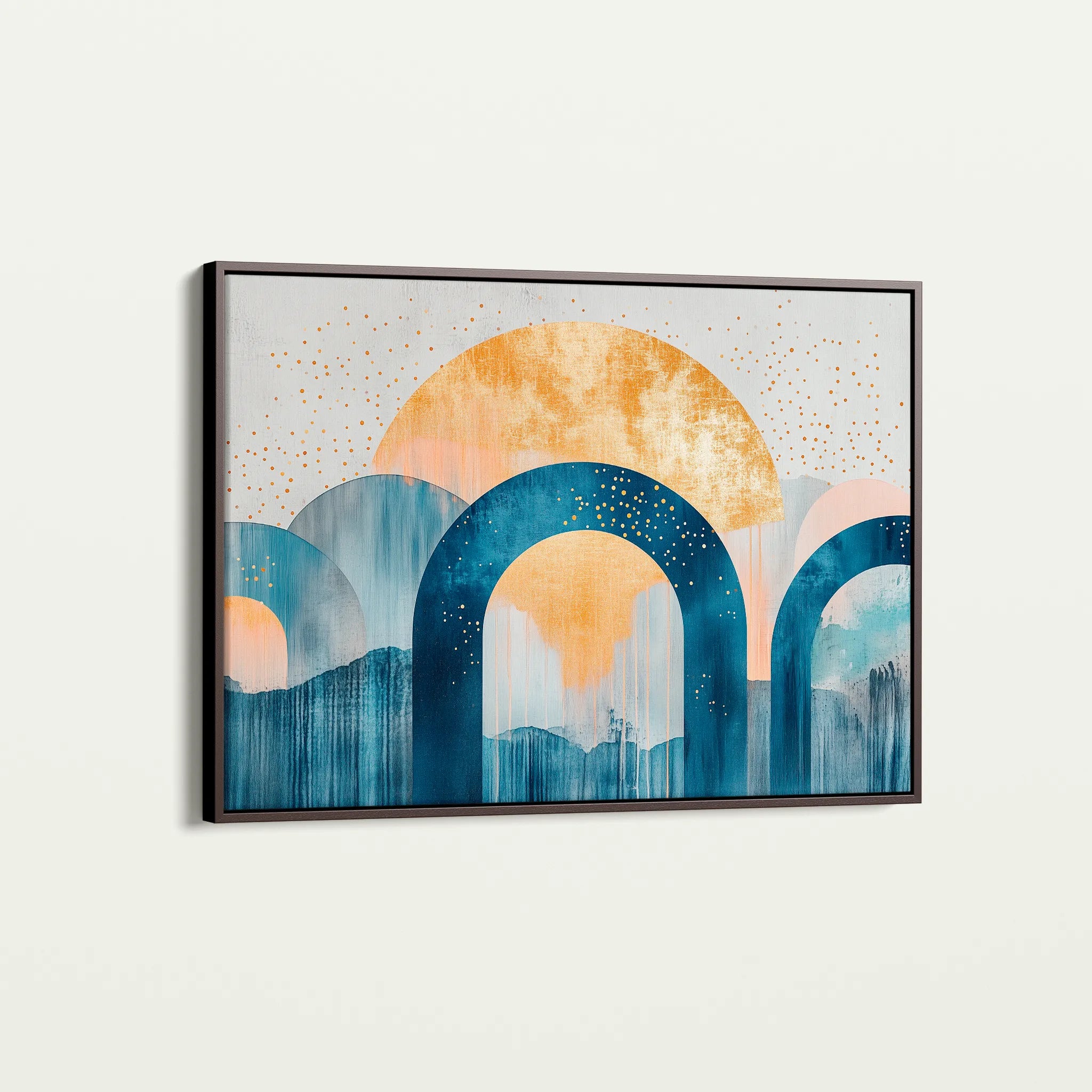 Boho 108 Canvas Art 60 x 40 cm / Black