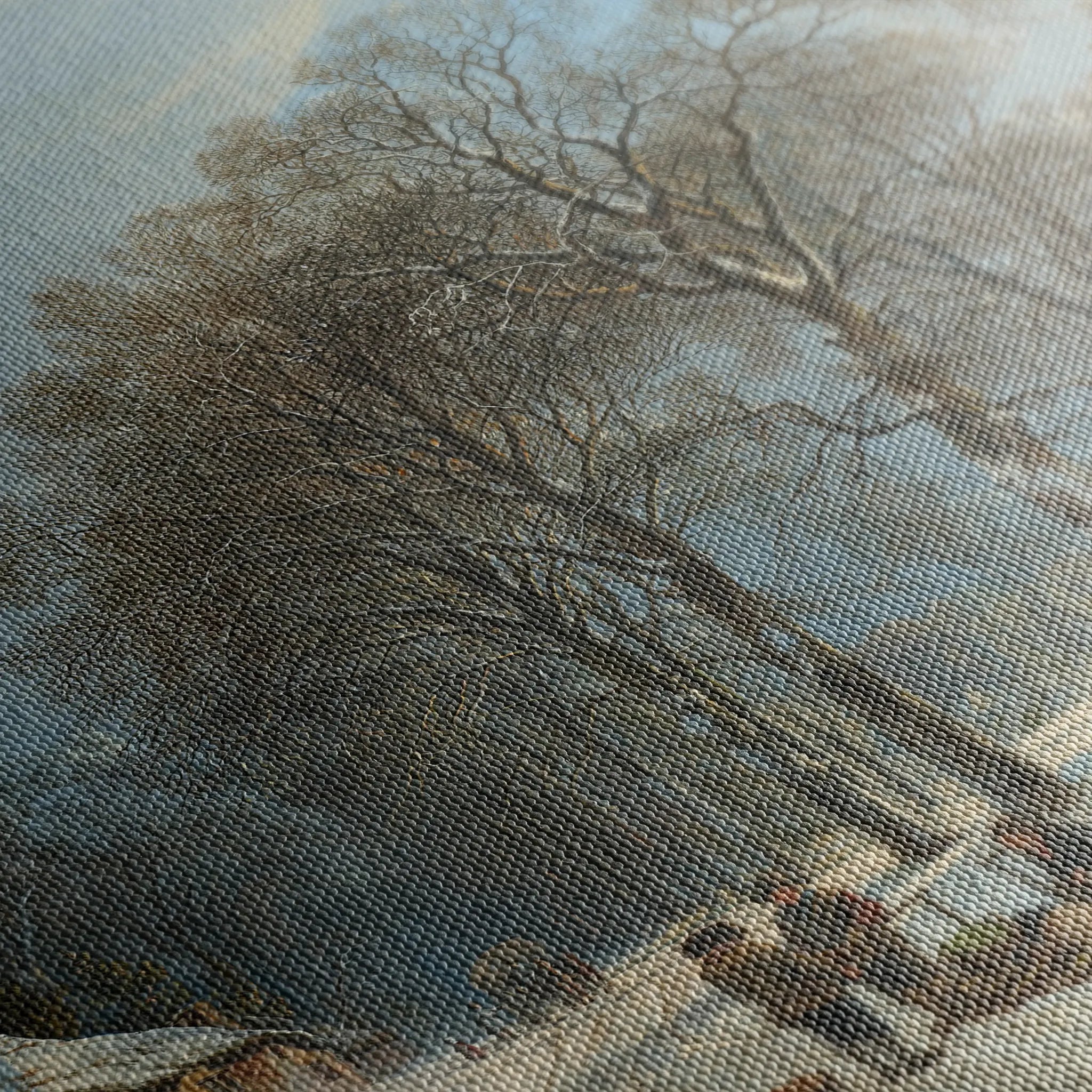 Landscape 108 Canvas Art 60 x 40 cm / Black