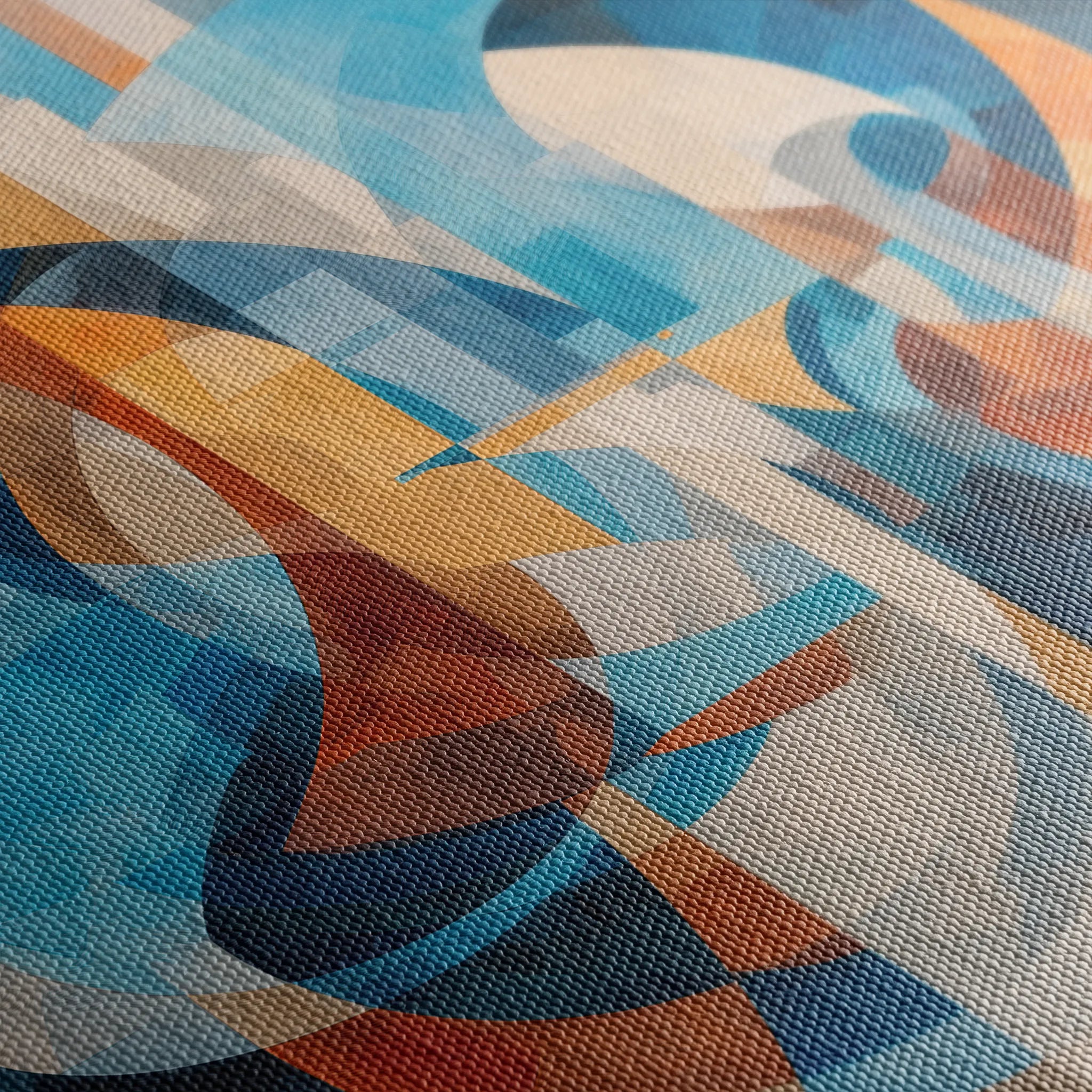 Abstract 1086 Canvas Art 60 x 60 cm / Black