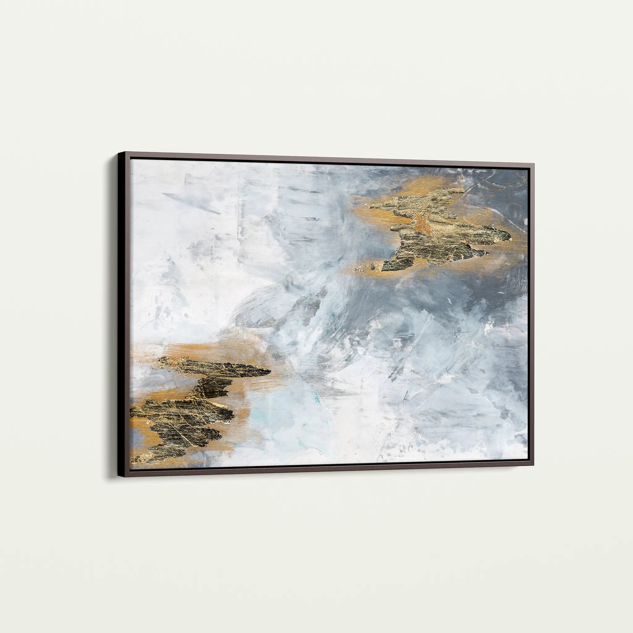 Abstract 109 Canvas Art 60 x 40 cm / Black