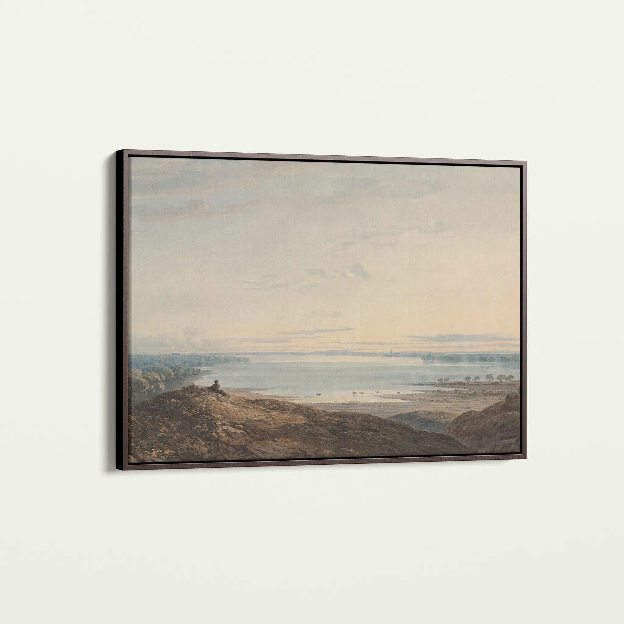 Landscape 109 Canvas Art 60 x 40 cm / Black
