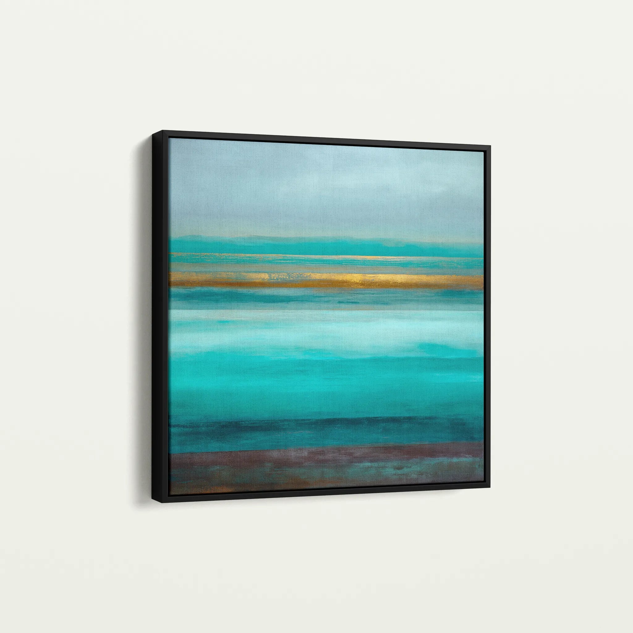 Abstract 1099 Canvas Art 60 x 60 cm / Black