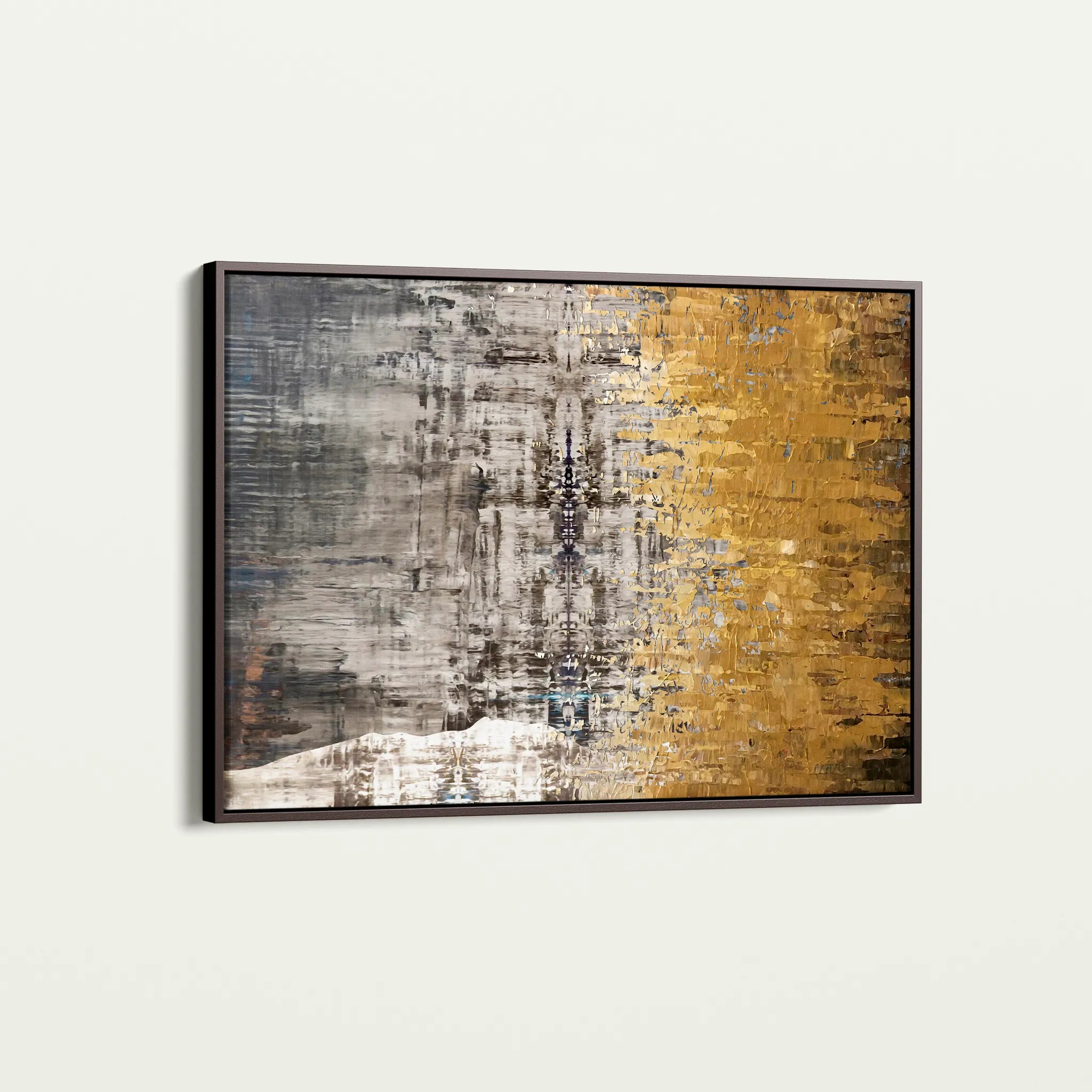 Abstract 110 Canvas Art 60 x 40 cm / Black