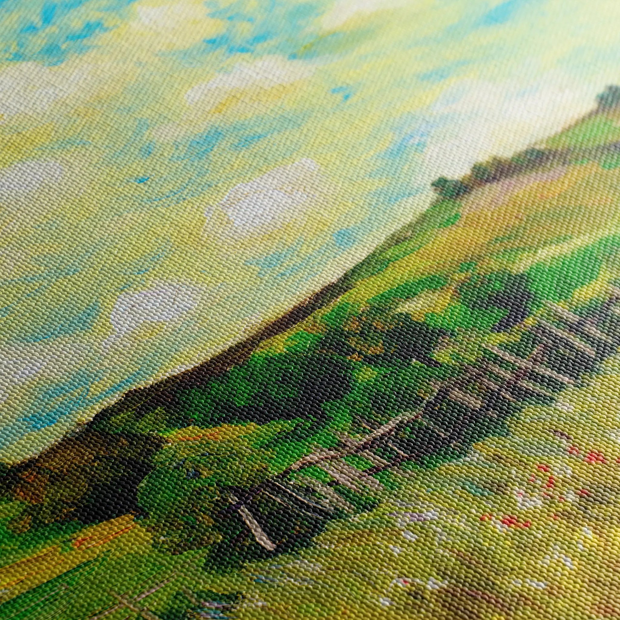 Landscape 110 Canvas Art 60 x 40 cm / Black