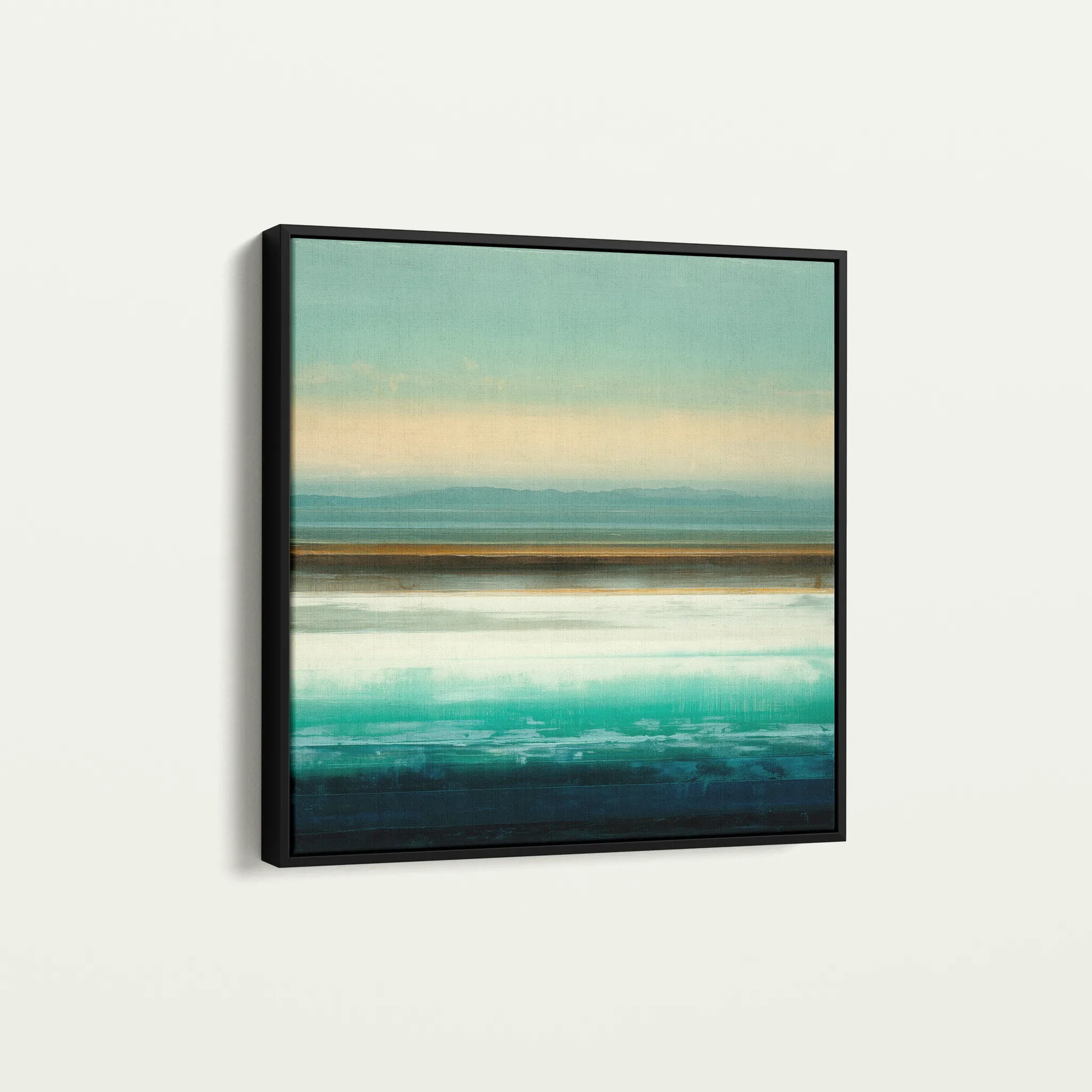 Abstract 1100 Canvas Art 60 x 60 cm / Black