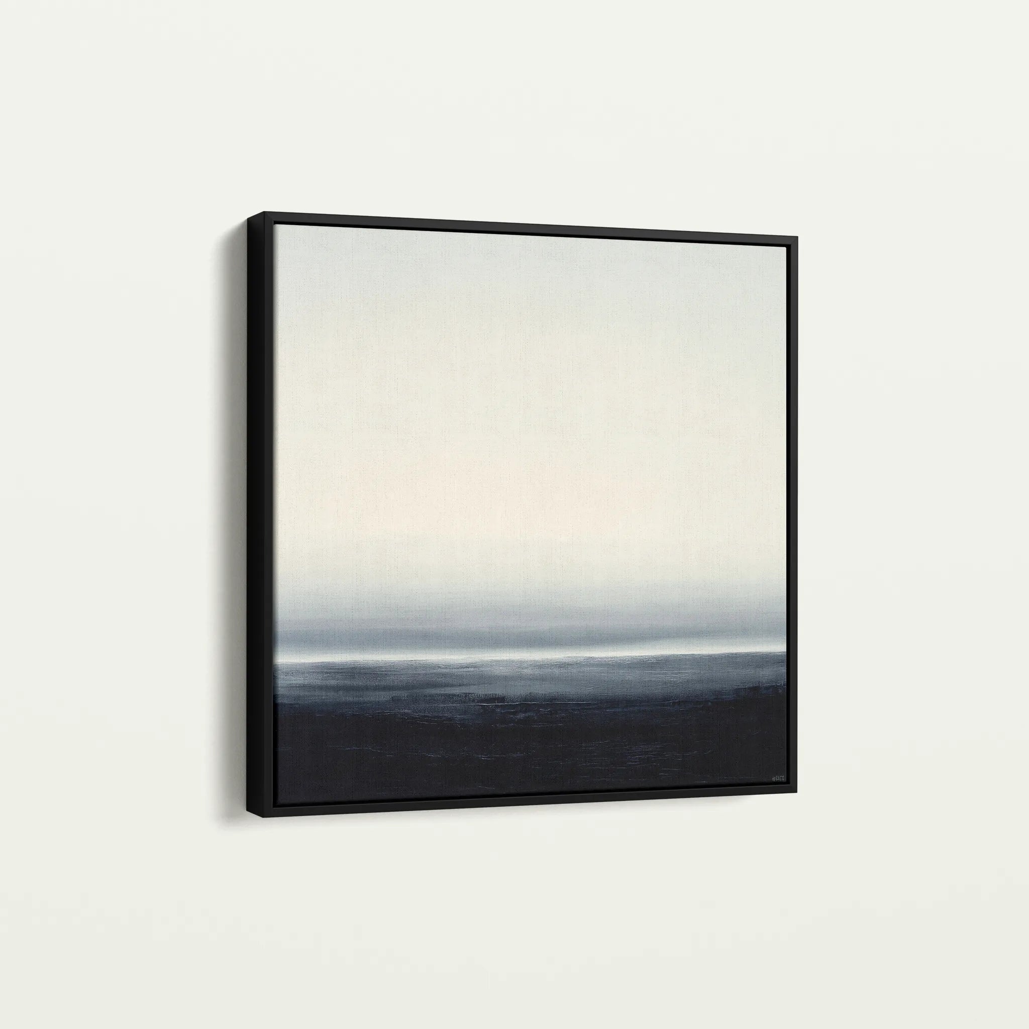 Abstract 1105 Canvas Art 60 x 60 cm / Black