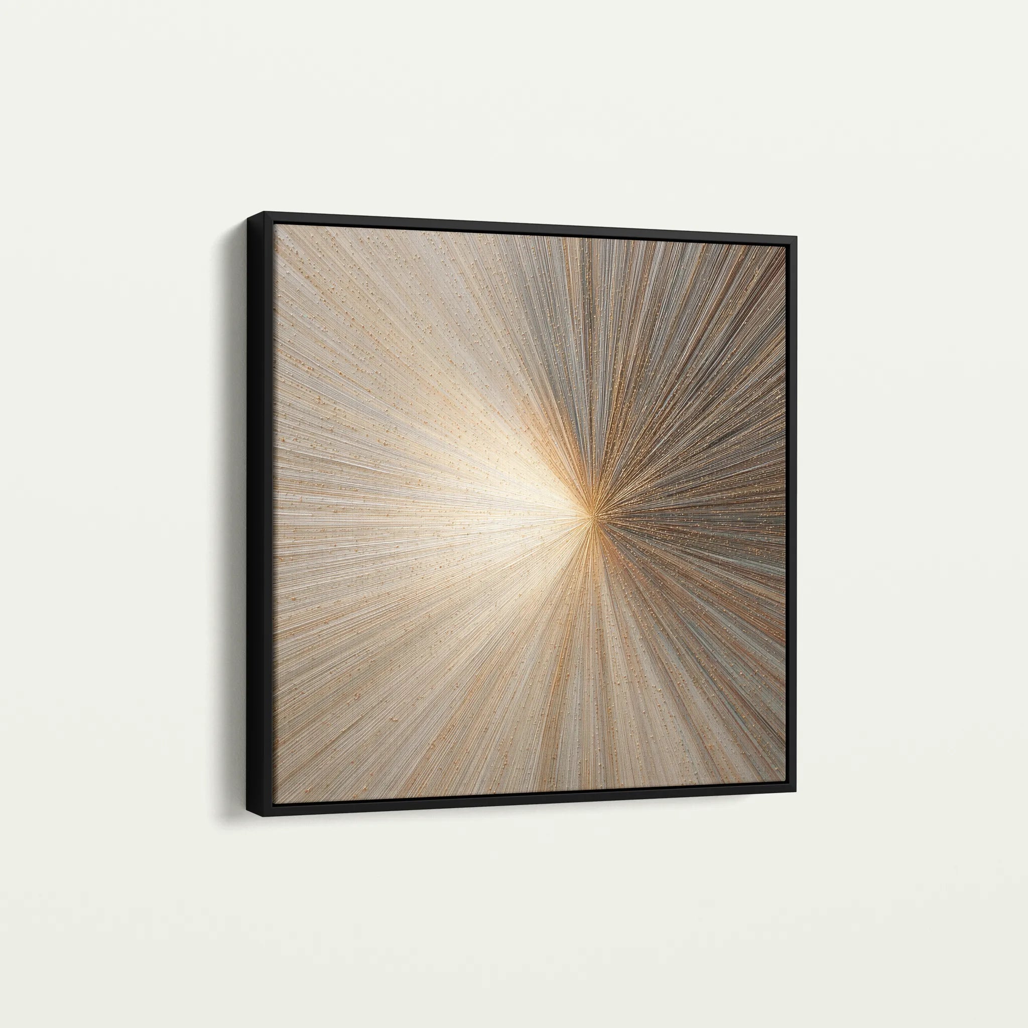 Abstract 1108 Canvas Art 60 x 60 cm / Black