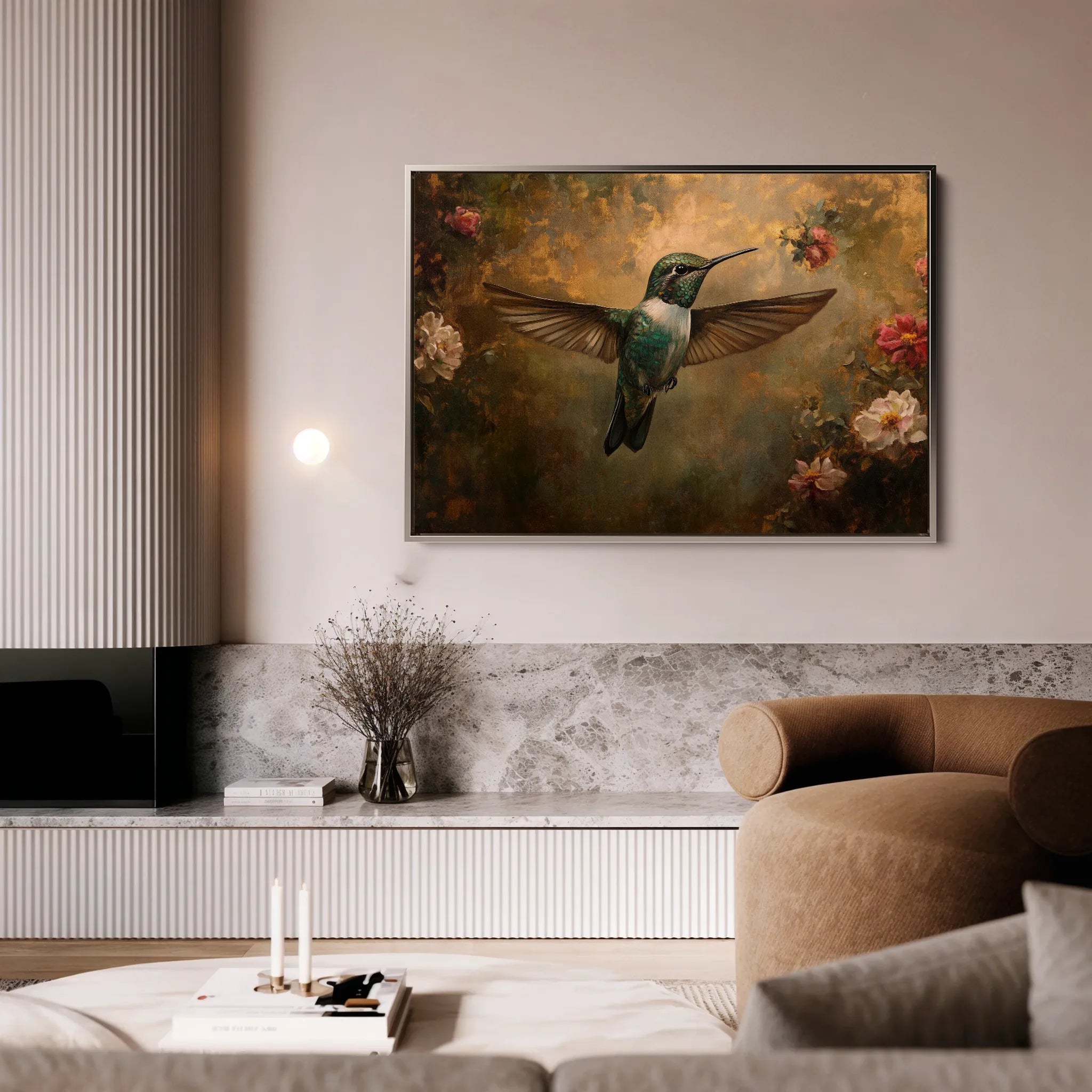 Animals 111 Canvas Art 60 x 40 cm / Black