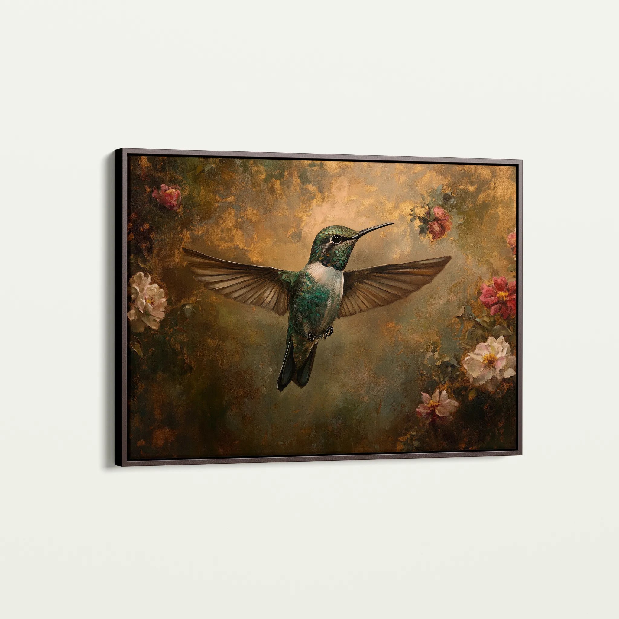 Animals 111 Canvas Art 60 x 40 cm / Black