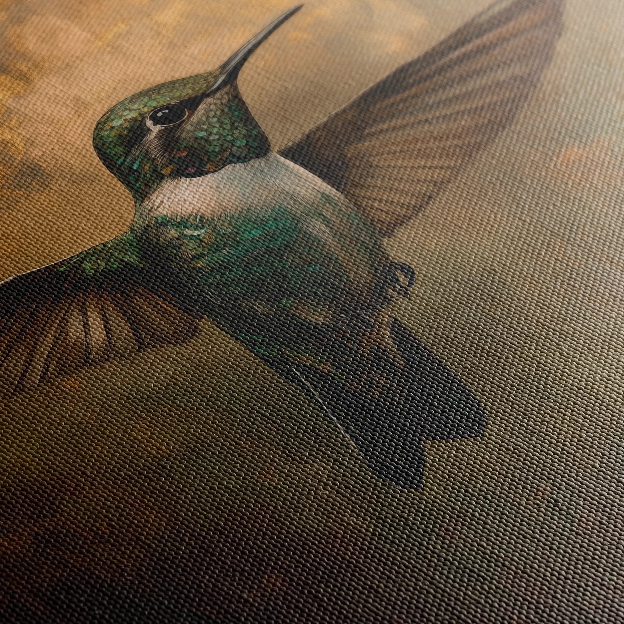 Animals 111 Canvas Art 60 x 40 cm / Black