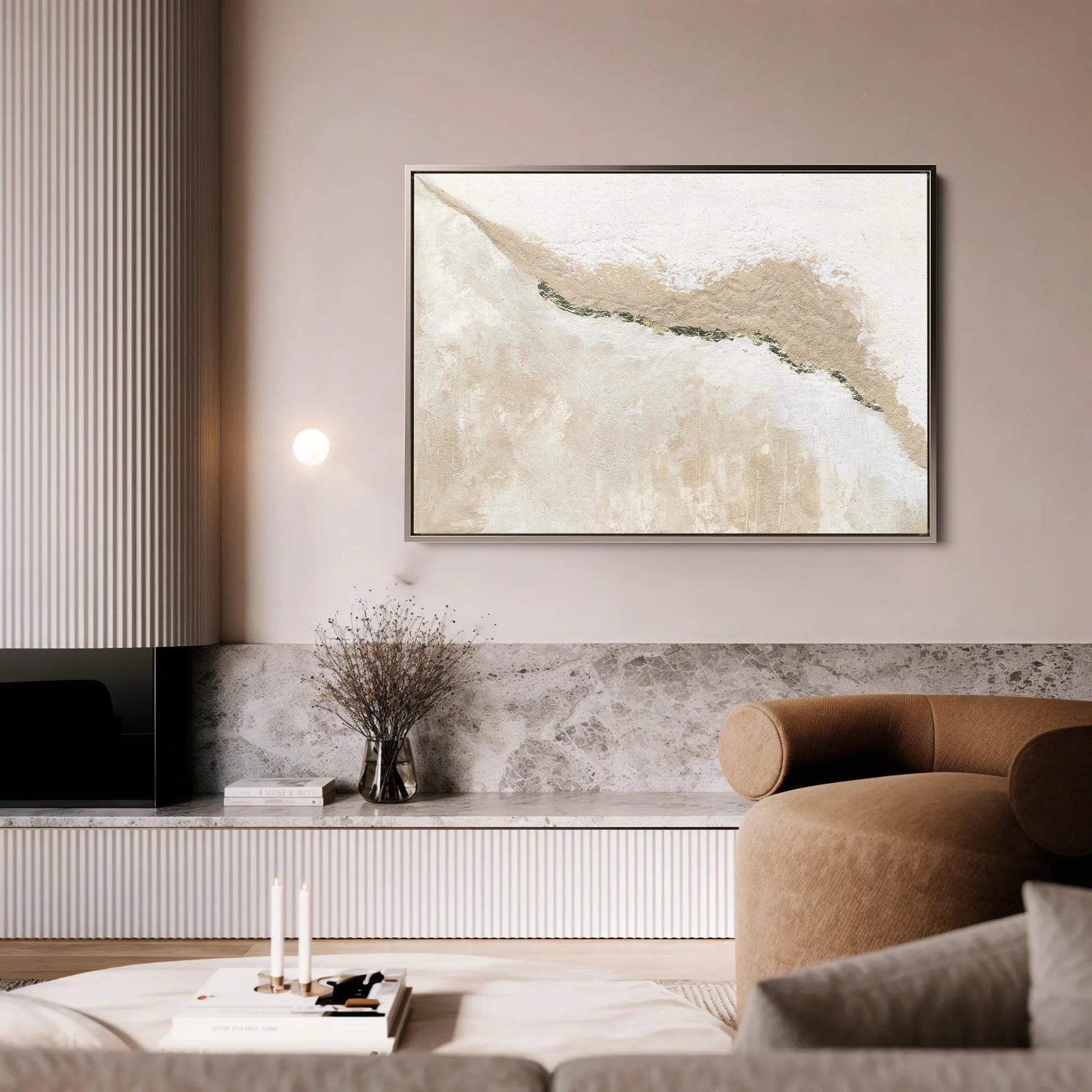Abstract 111 Canvas Art 60 x 40 cm / Black