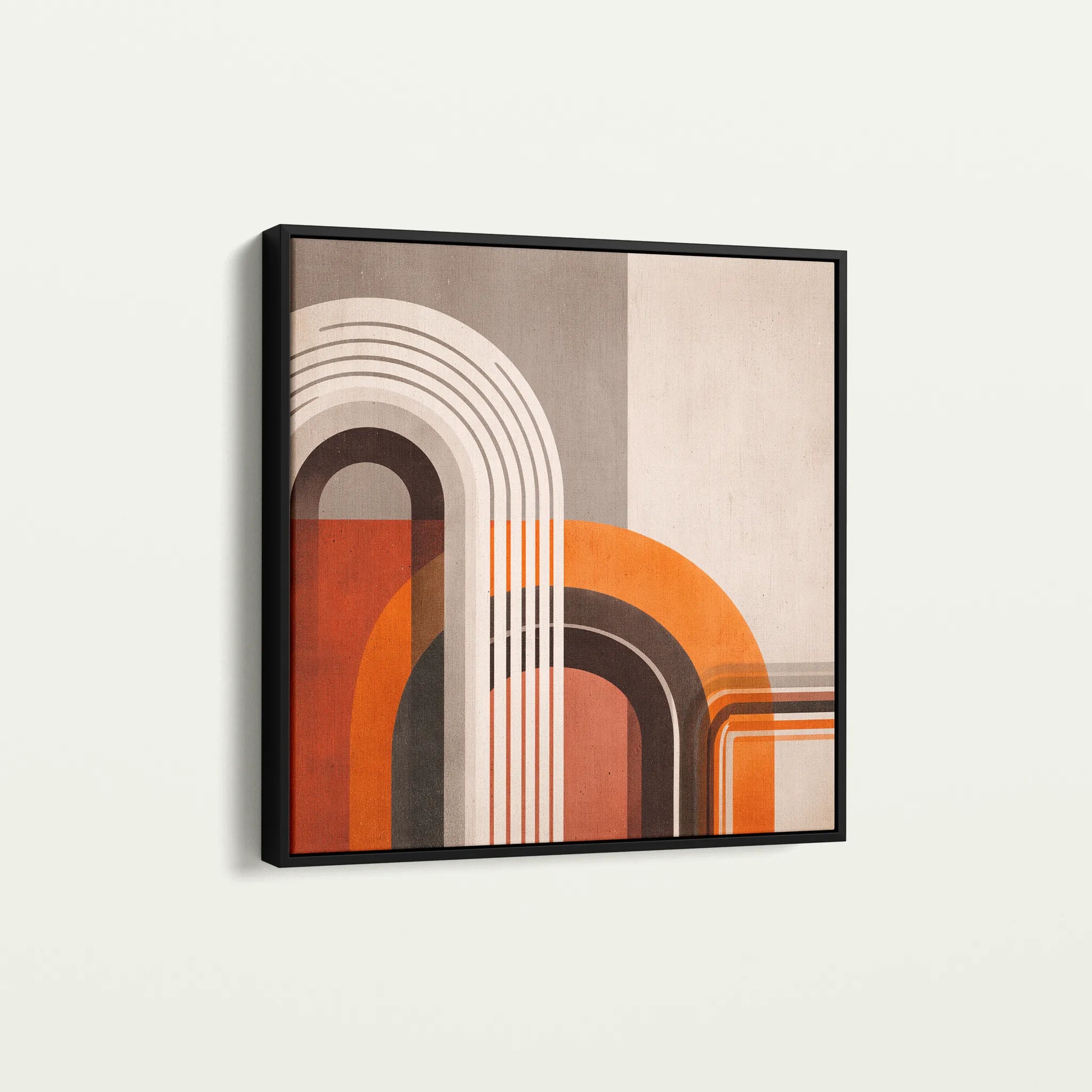 Abstract 1112 Canvas Art 60 x 60 cm / Black