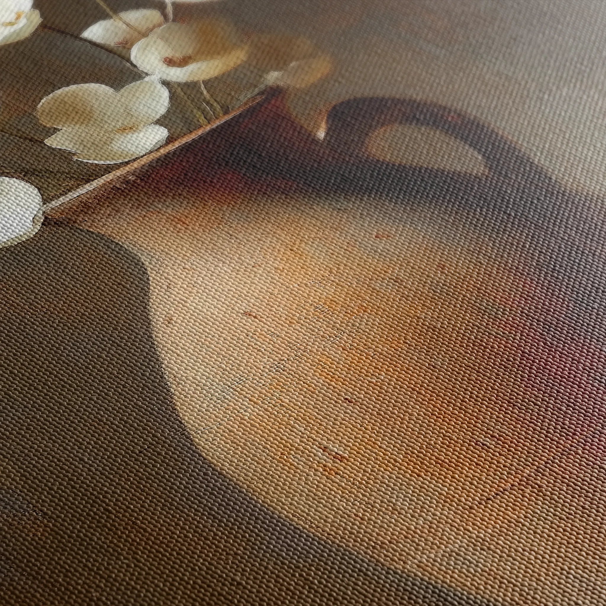 Floral 1112 Canvas Art 60 x 40 cm / Black