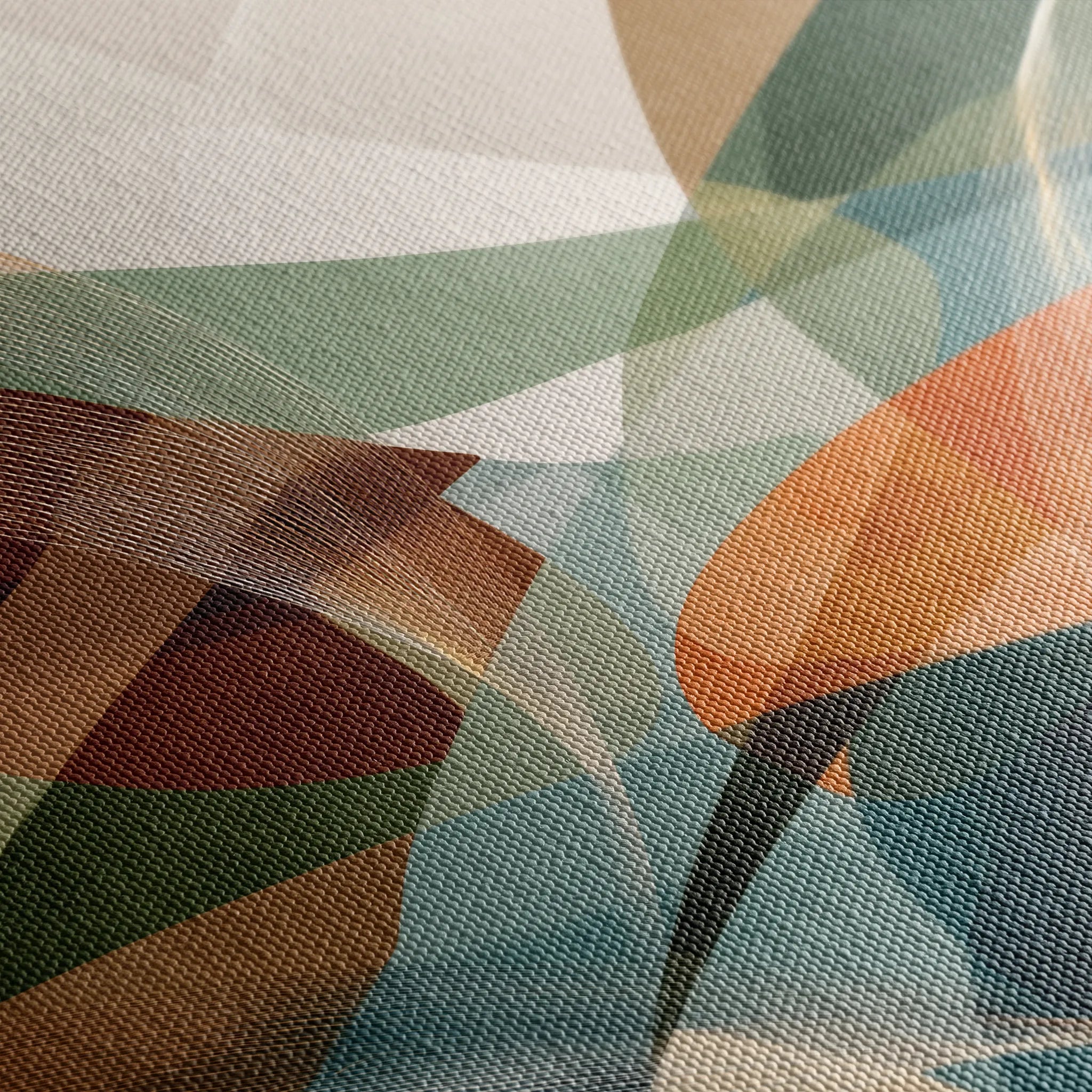 Abstract 1114 Canvas Art 60 x 60 cm / Black
