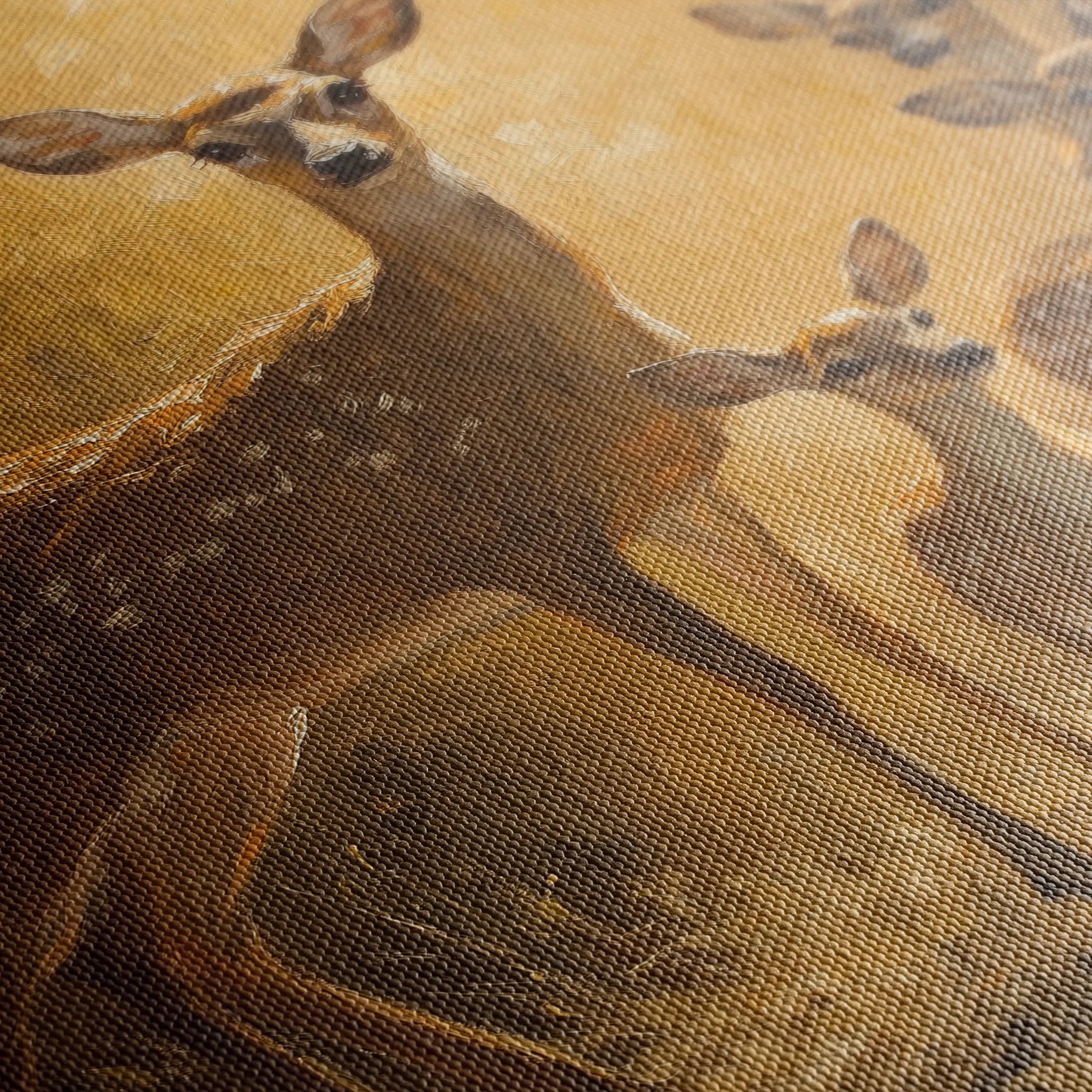 Animals 112 Canvas Art 60 x 40 cm / Black