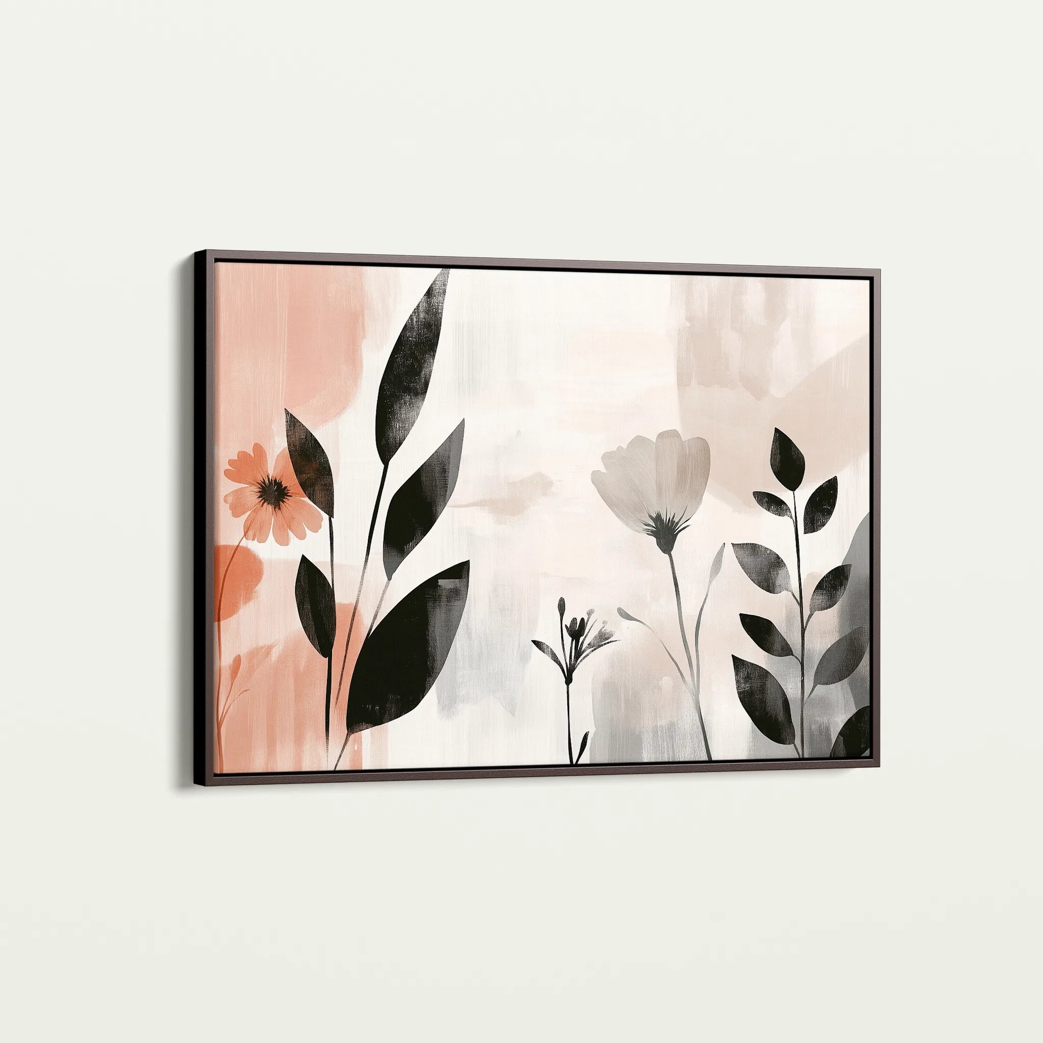 Boho 112 Canvas Art 60 x 40 cm / Black