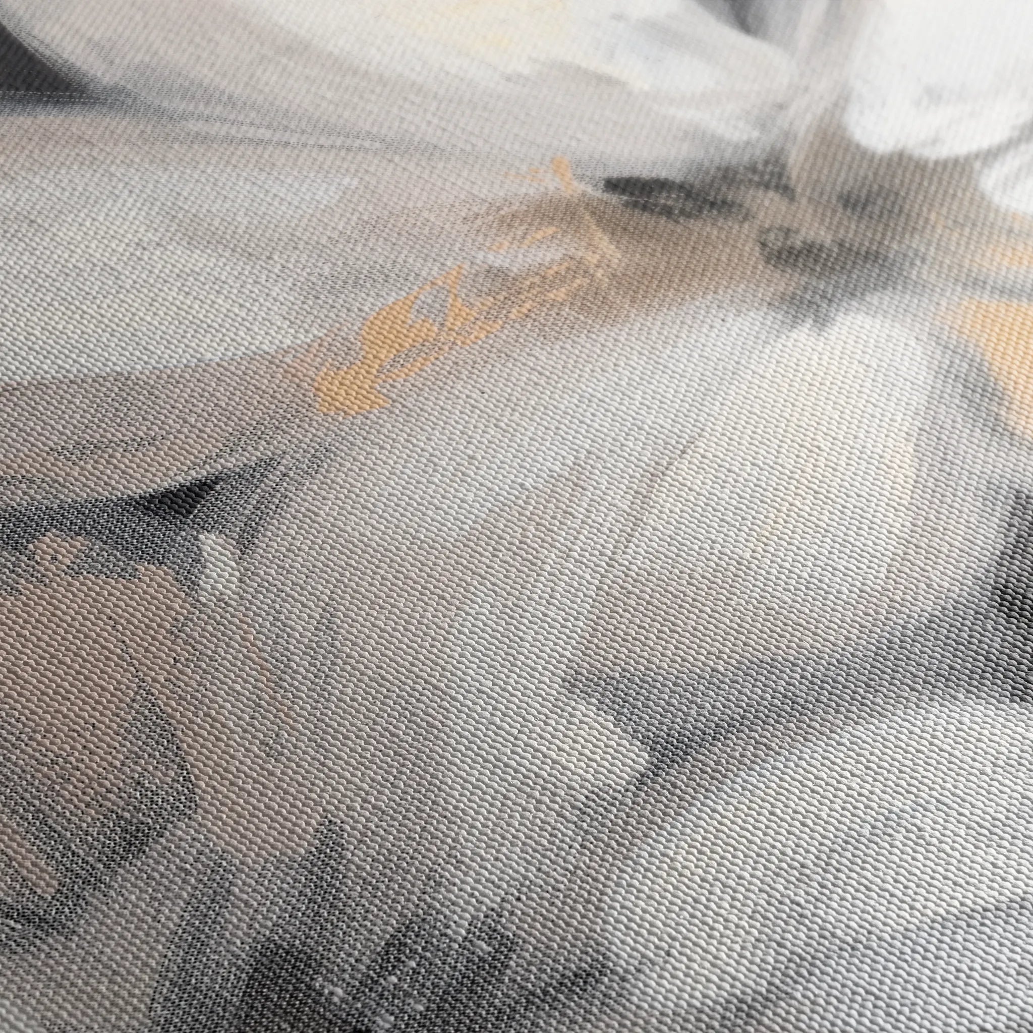 Floral 112 Canvas Art 60 x 40 cm / Black