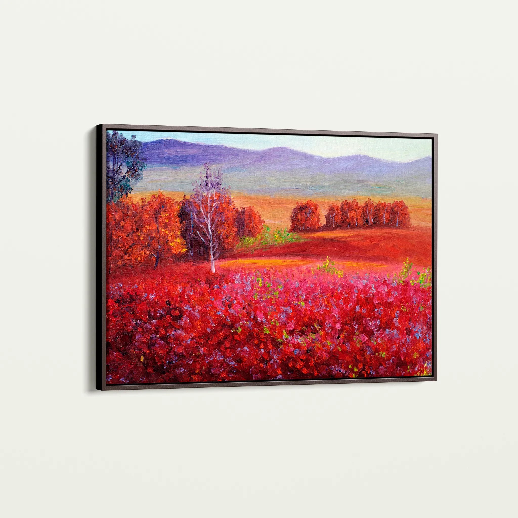 Landscape 112 Canvas Art 60 x 40 cm / Black