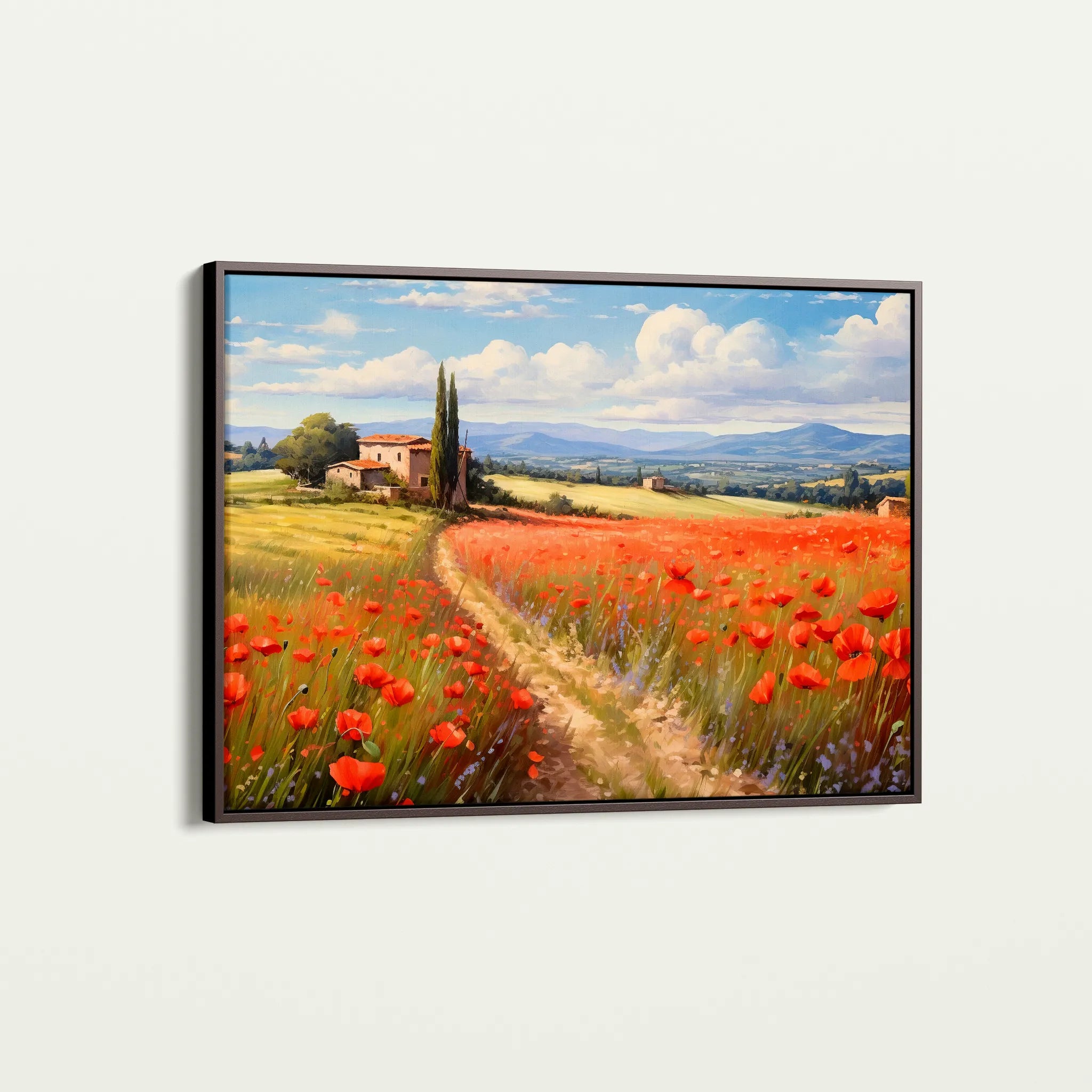Landscape 113 Canvas Art 60 x 40 cm / Black