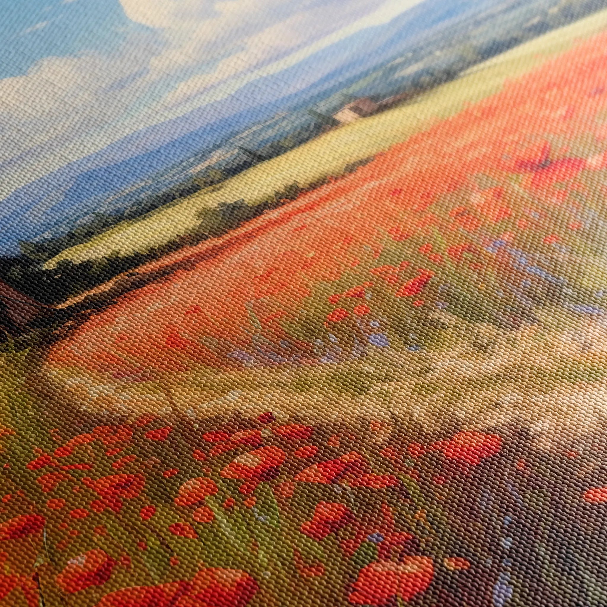 Landscape 113 Canvas Art 60 x 40 cm / Black