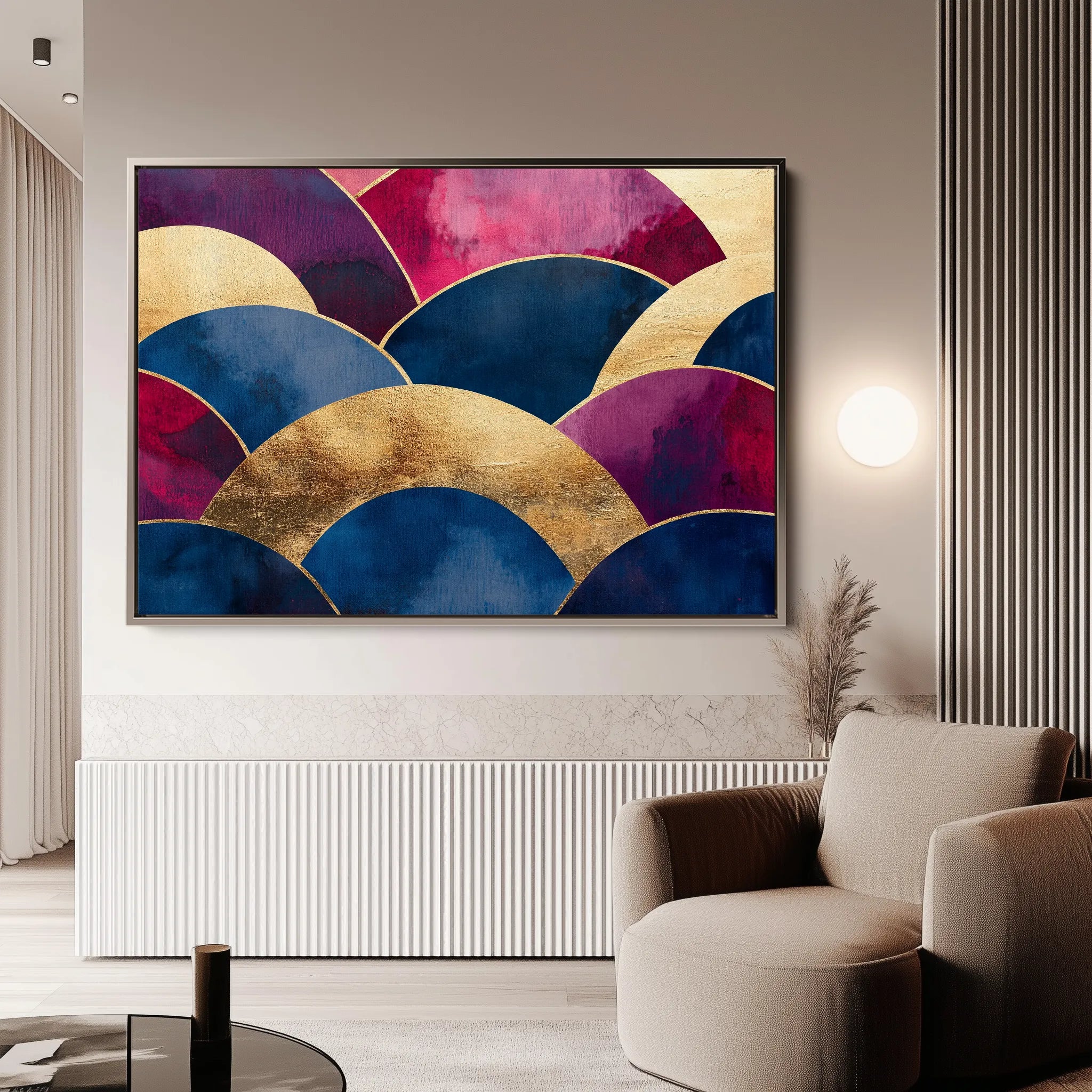 Boho 114 Canvas Art 60 x 40 cm / Black