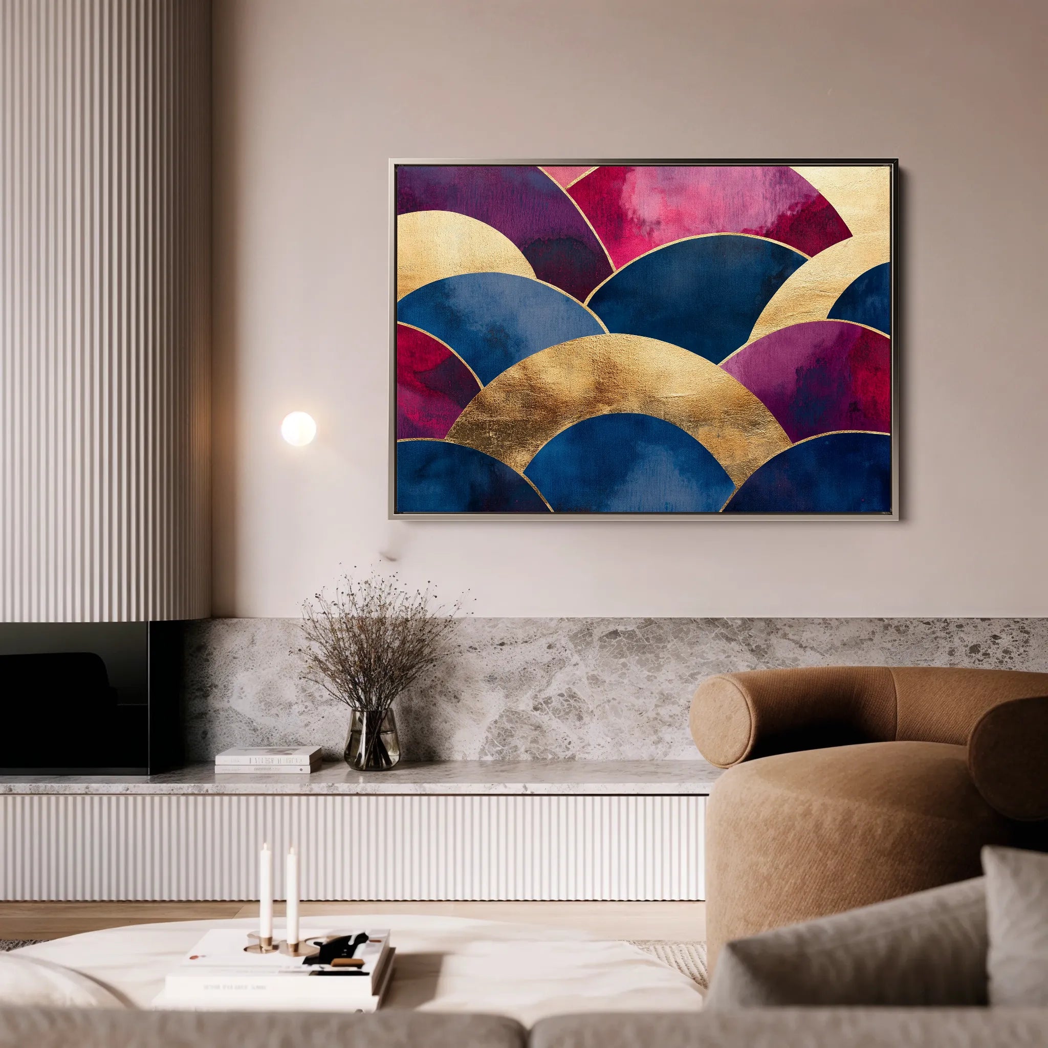 Boho 114 Canvas Art 60 x 40 cm / Black