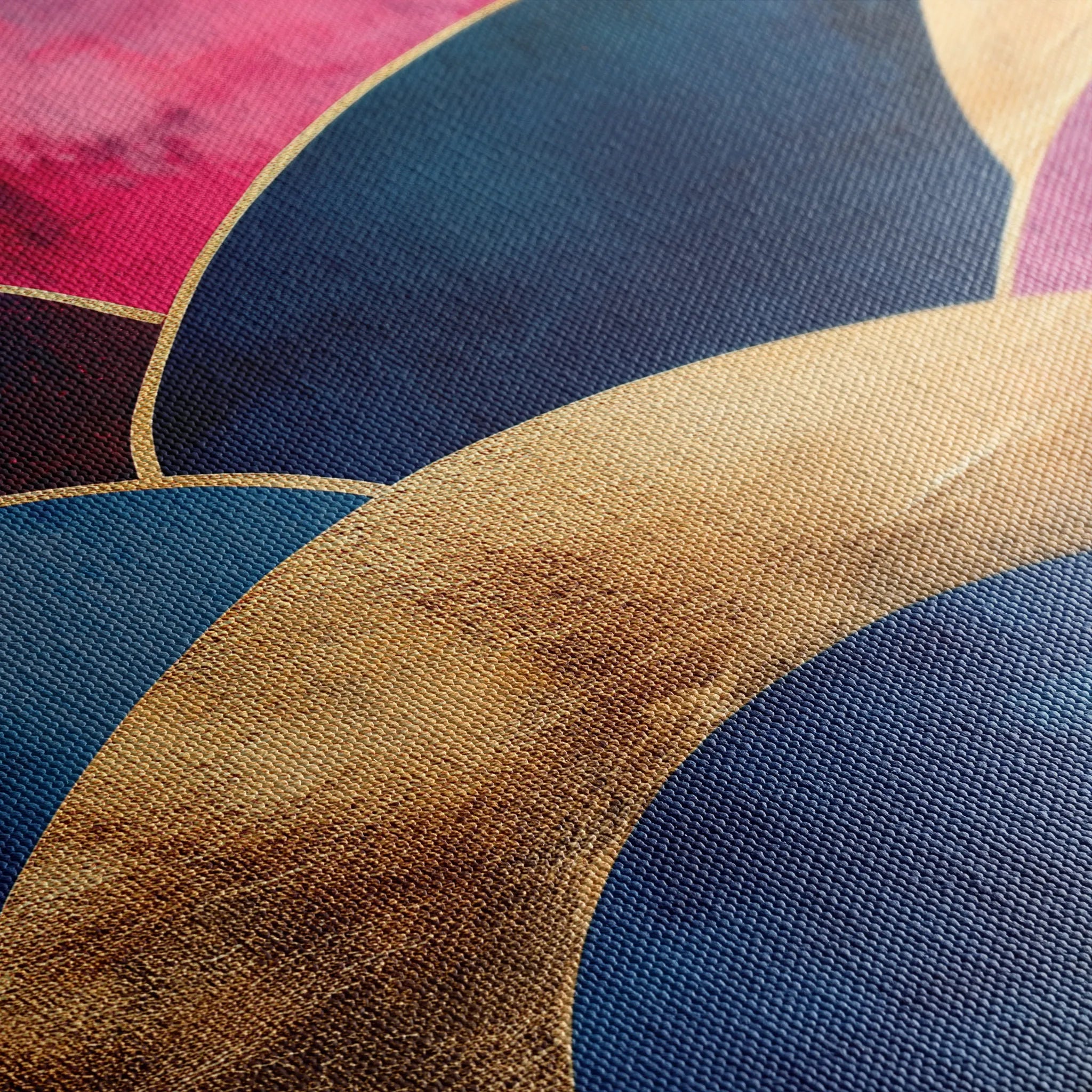 Boho 114 Canvas Art 60 x 40 cm / Black
