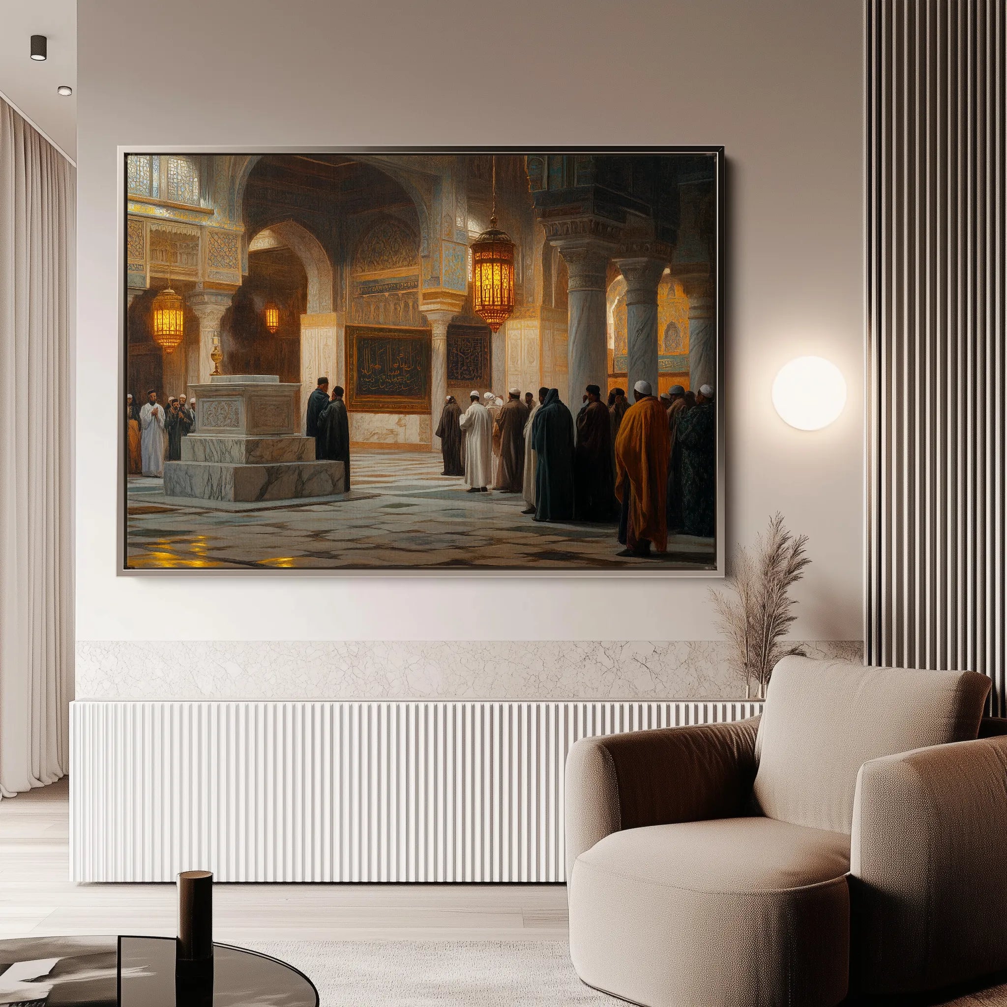 Orientalist 114 Canvas Art 60 x 40 cm / Black