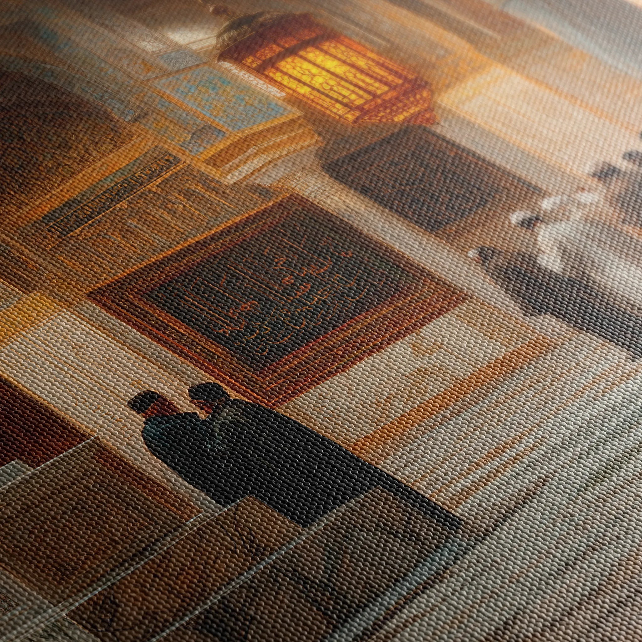 Orientalist 114 Canvas Art 60 x 40 cm / Black