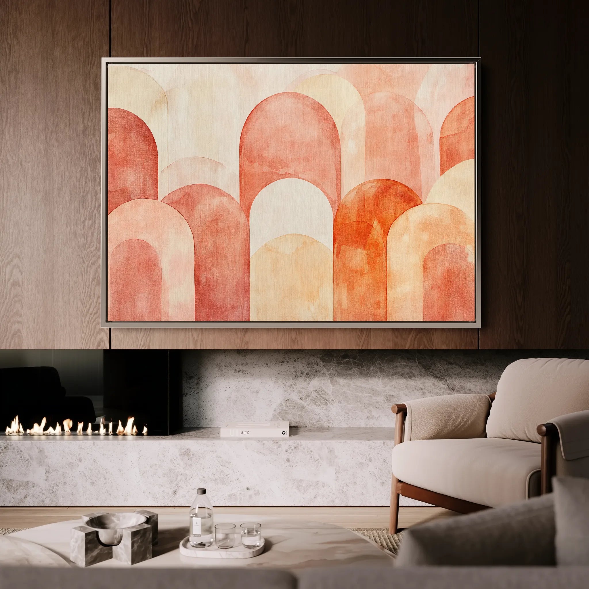 Boho 115 Canvas Art 60 x 40 cm / Black