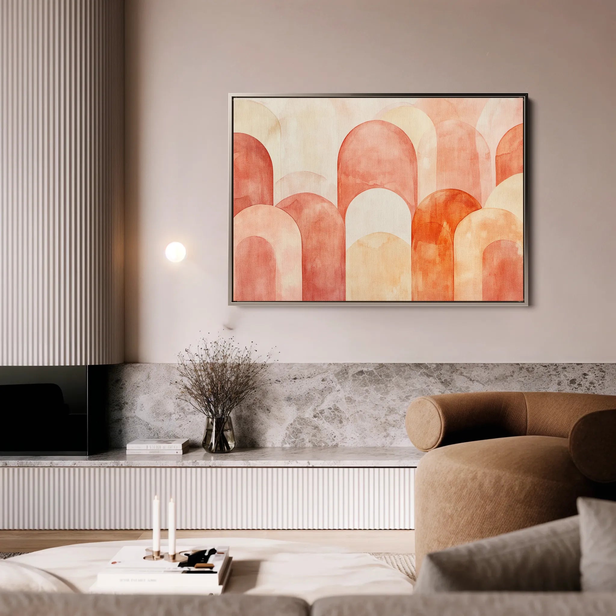 Boho 115 Canvas Art 60 x 40 cm / Black